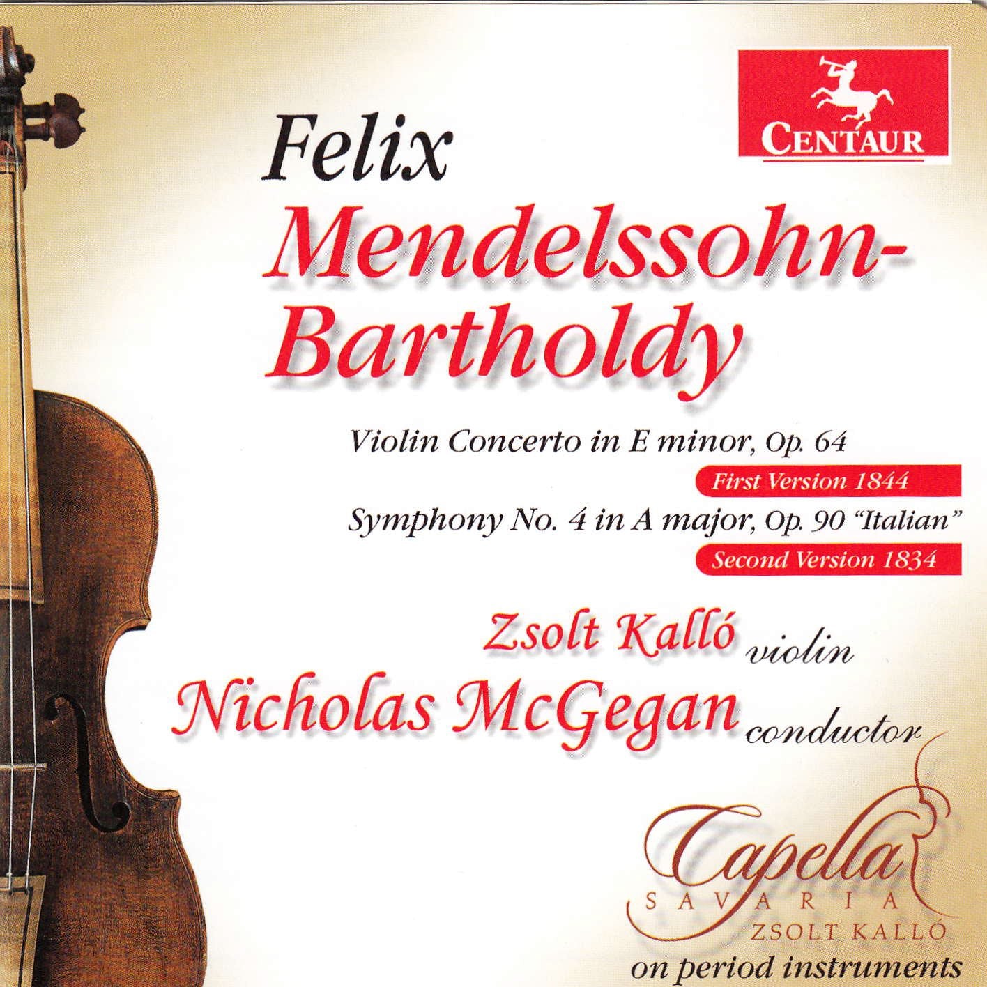 Violinkonzert und 4.Sinfonie Classical