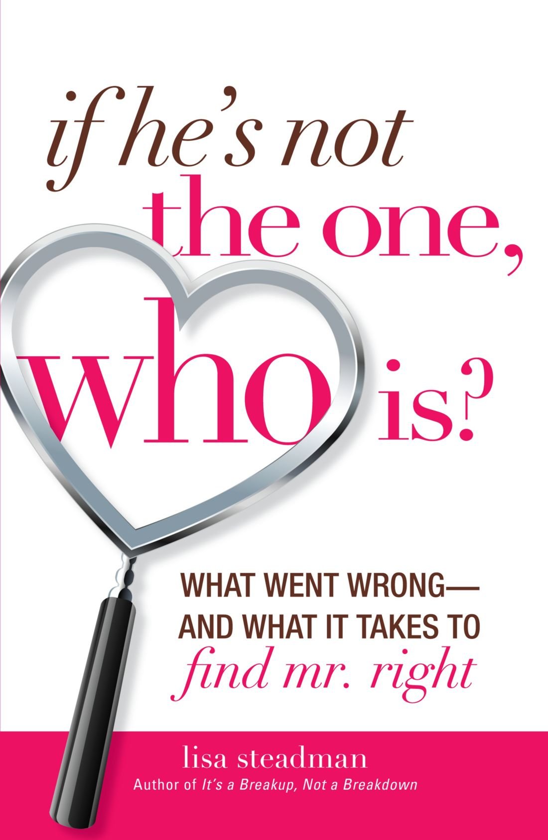 If He's Not The One, Who Is?: What Went Wrong- and What It Takes to Find Mr. Right book