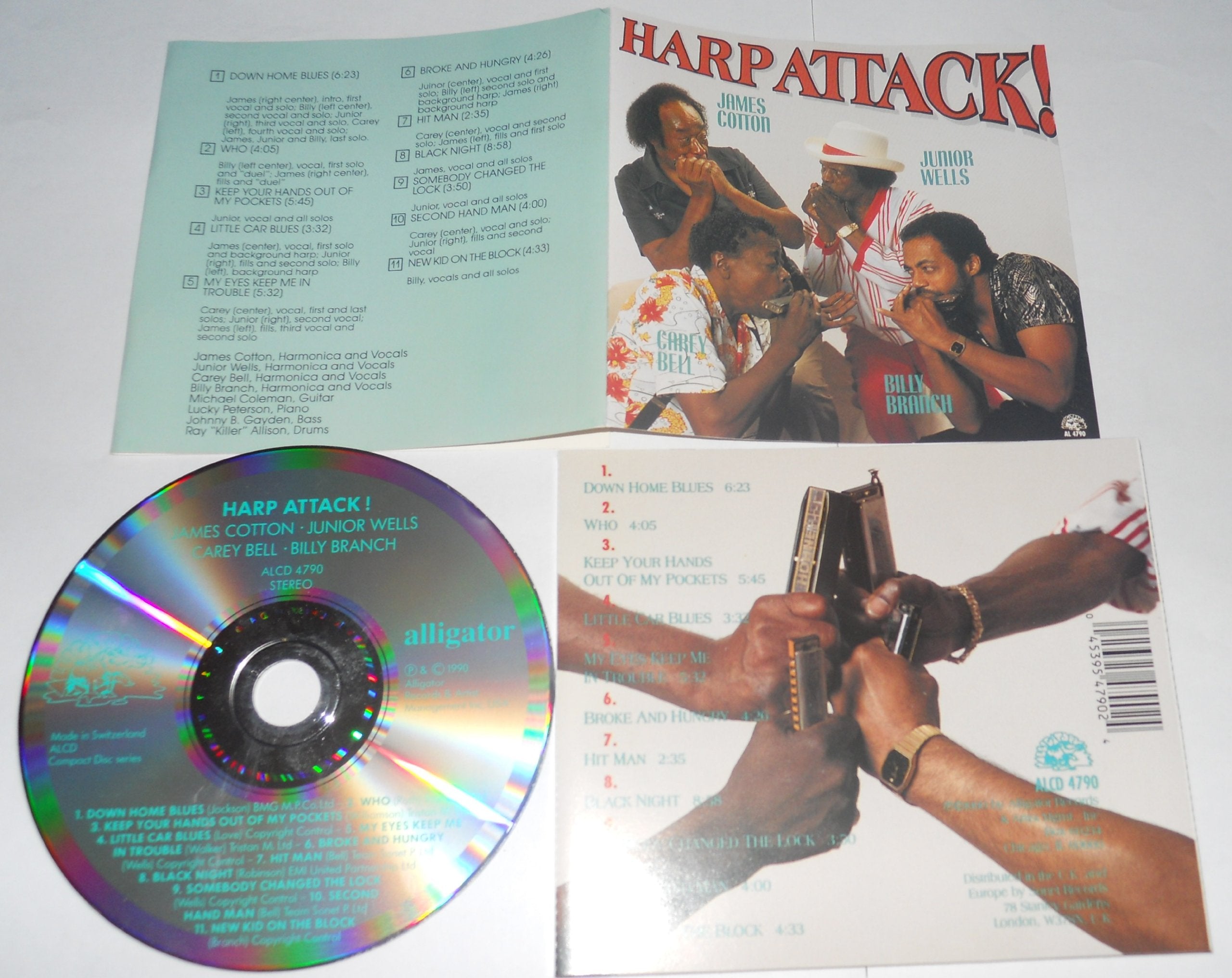 Harp Attack (Feat.: James Cotton, Carey Bell & Billy Branch) cd
