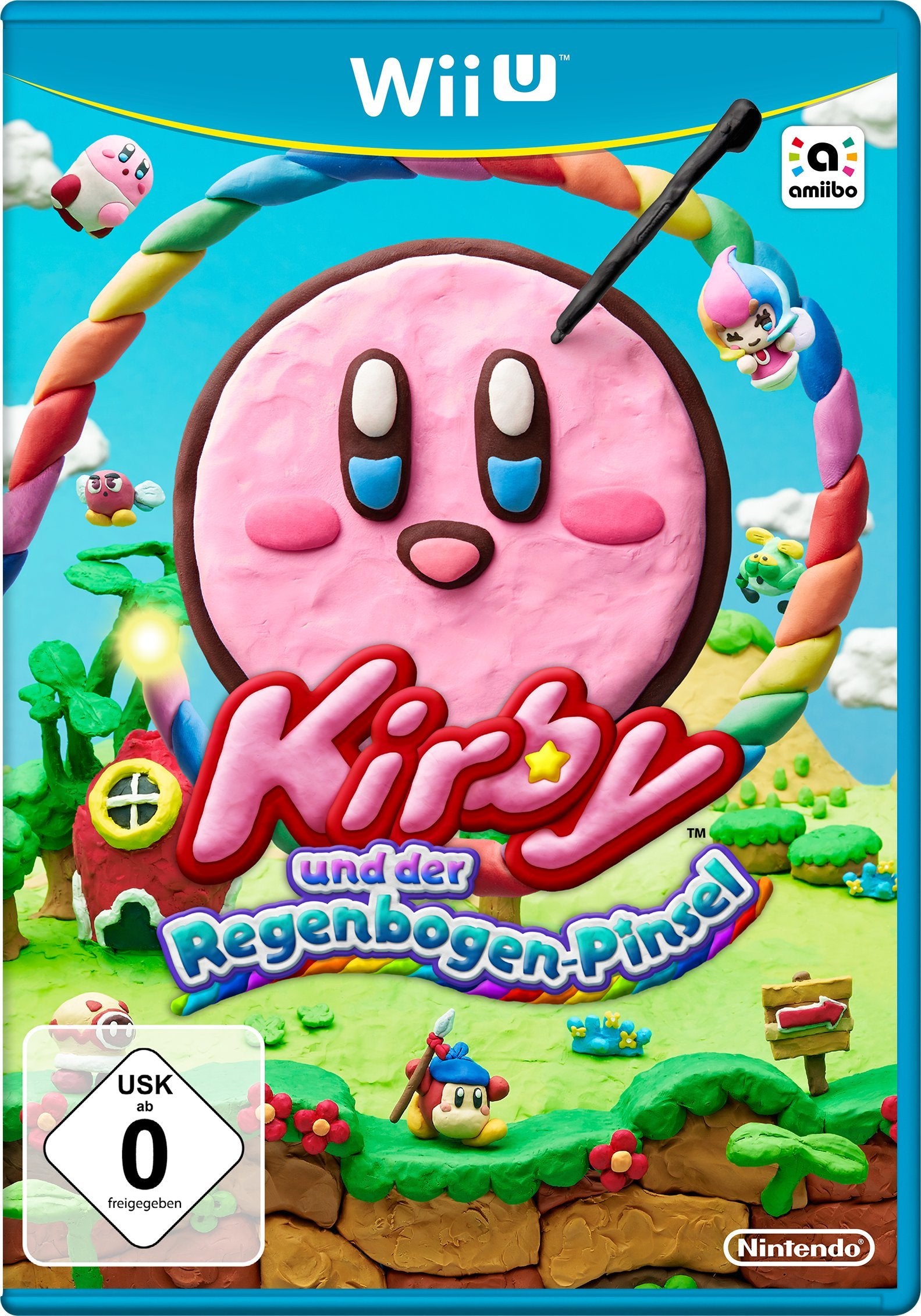 WiiU Kirby und der Regenbogen-Pinsel Wii
