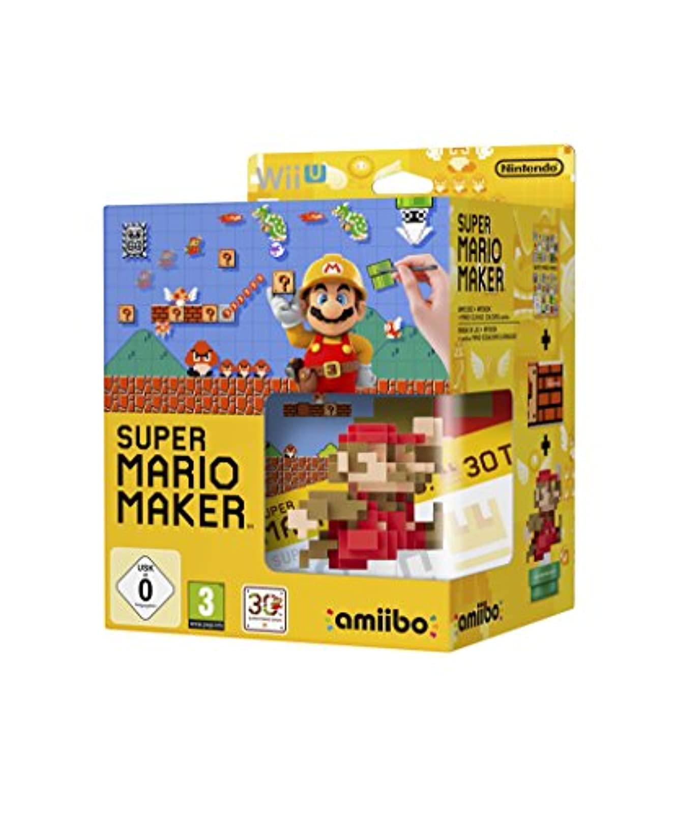 Super Mario Maker (inkl. amiibo 8-Bit Mario Figur + Artbook) - Older Consoles