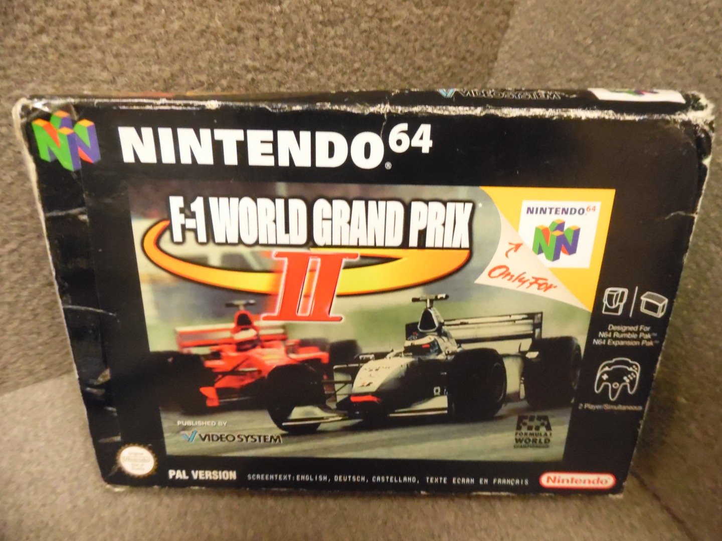 F1 World grand prix Players choice - Nintendo 64 - PAL Older Consoles
