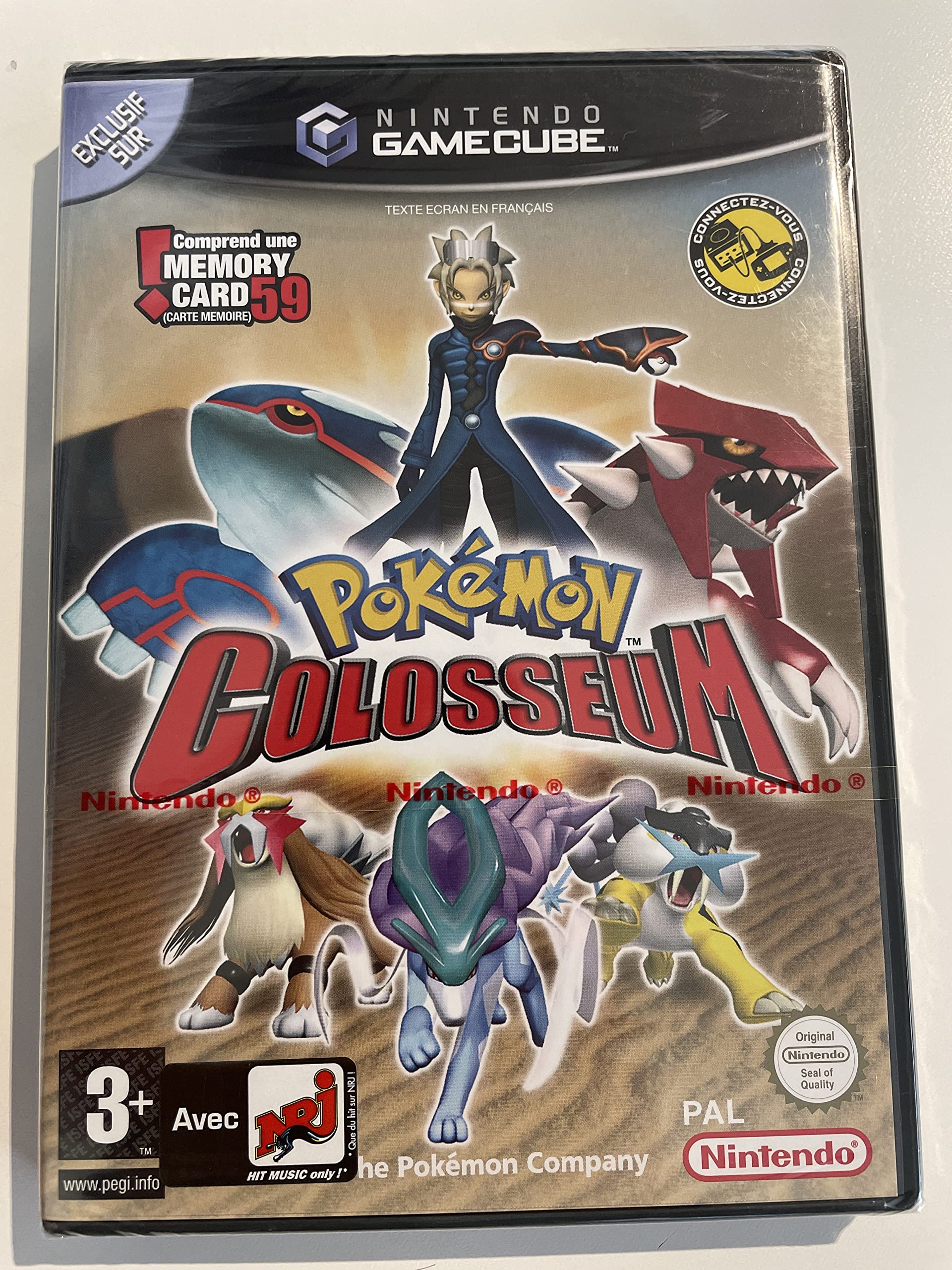 Pokemon Colosseum with free 59 blocks Memory card - GameCube - PAL Older Consoles