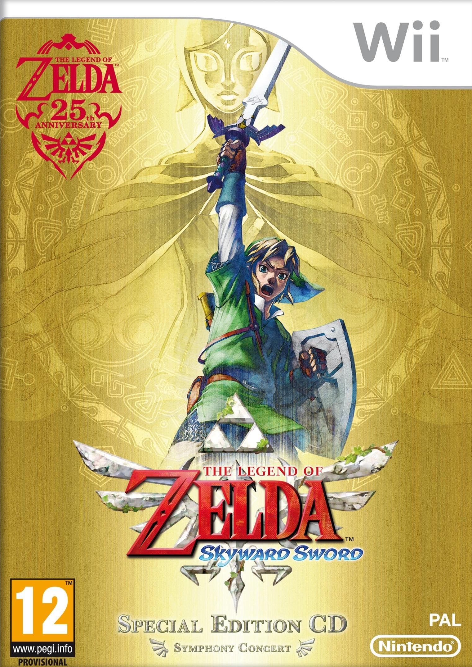 The Legend of Zelda Skyward Sword Special AT PEGI Wii Games