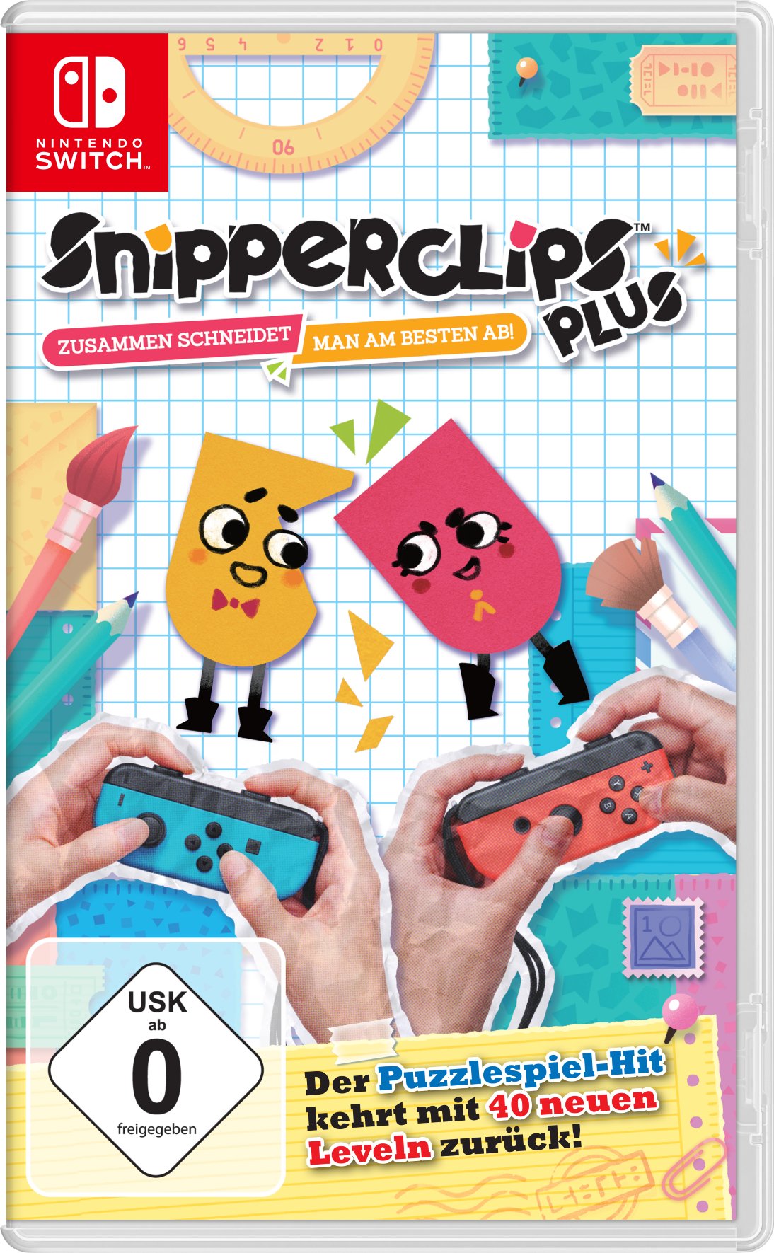 Snipperclips Plus - Zusammen schneidet man am besten ab! - Nintendo Switch