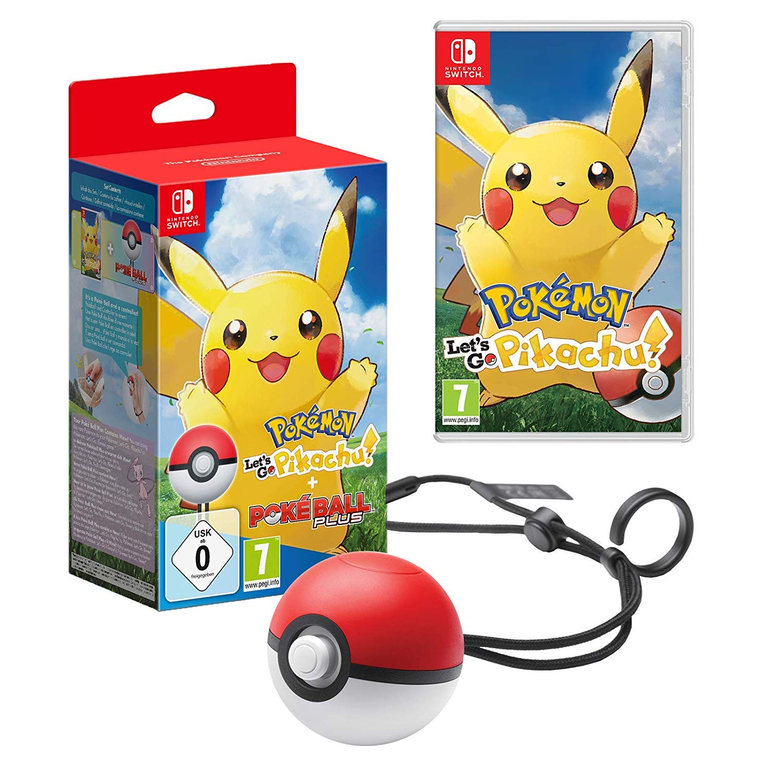 Pokémon: Let’s Go, Pikachu! + Pokéball Plus - Nintendo Switch