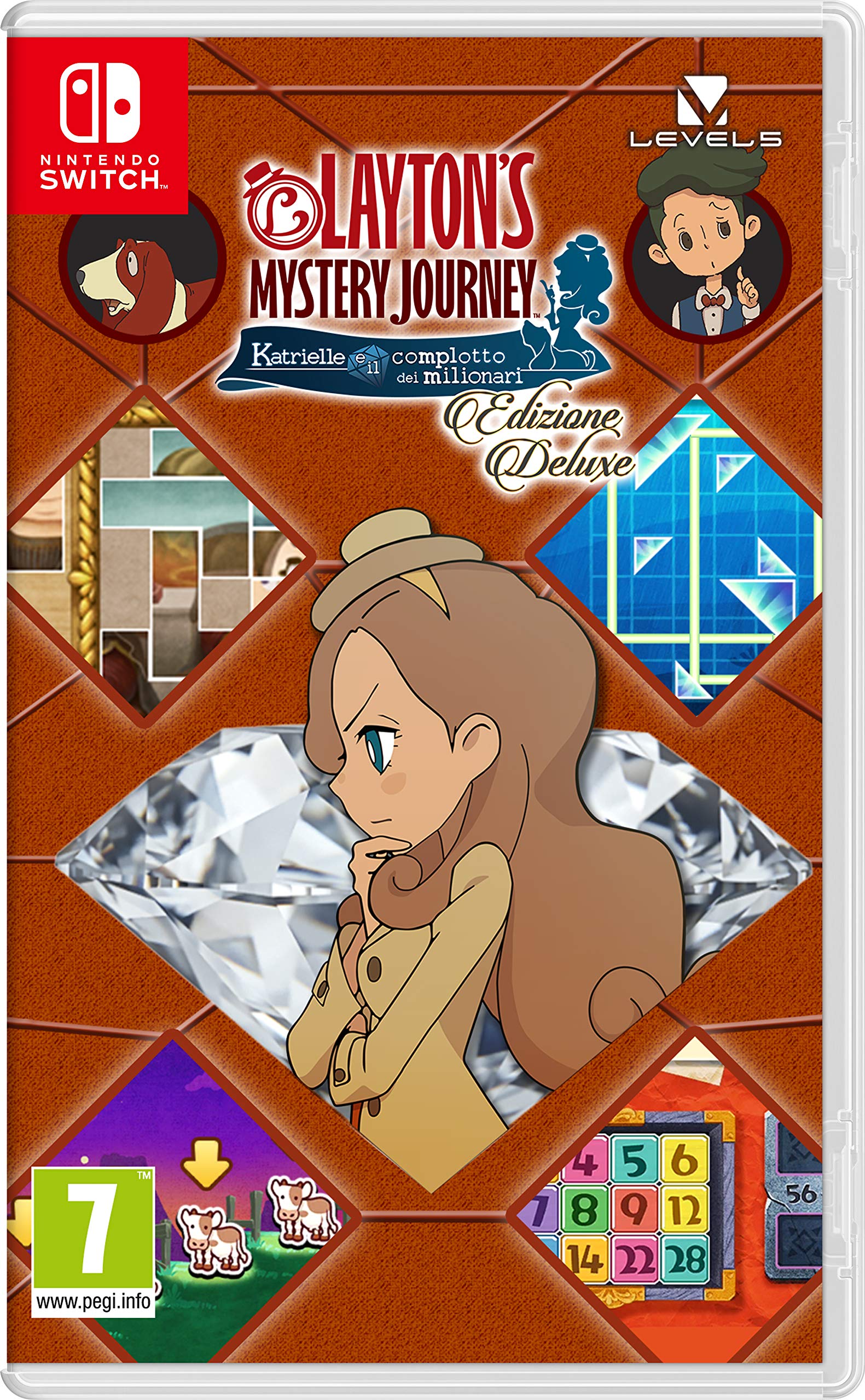 Videogioco Nintendo Layton's Mystery Journey: Katrielle e il Complotto dei Milionari Deluxe Edition Nintendo Switch