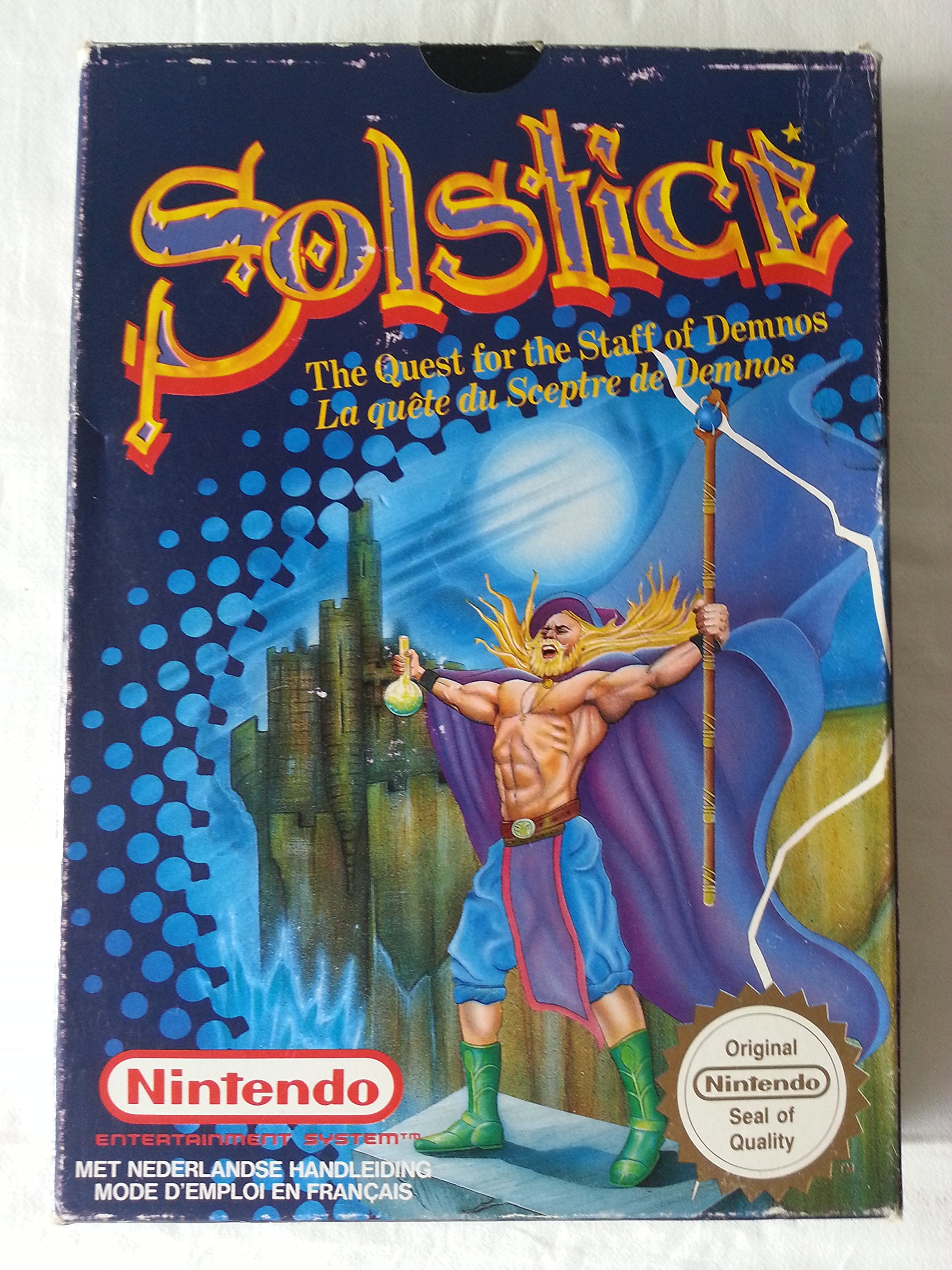 Solstice - Die Suche nach dem Zauberstab von Demnos (Nintendo NES) gebr. Older Consoles