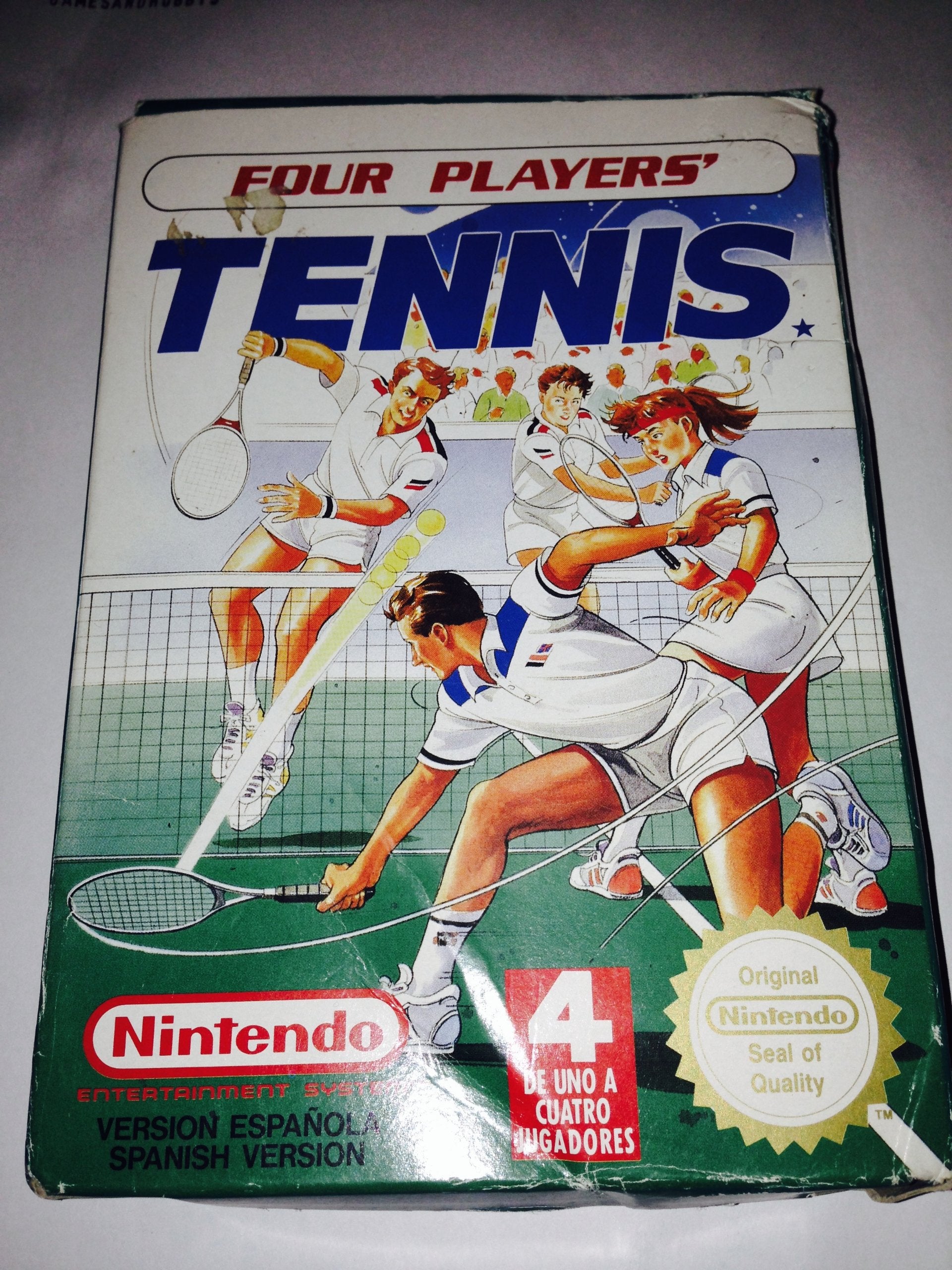 Four Players Tennis NES Older Consoles