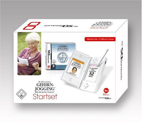 Nintendo DS Lite Konsole white inkl. Dr. Kawashima's Gehirn-Jogging Nintendo DS
