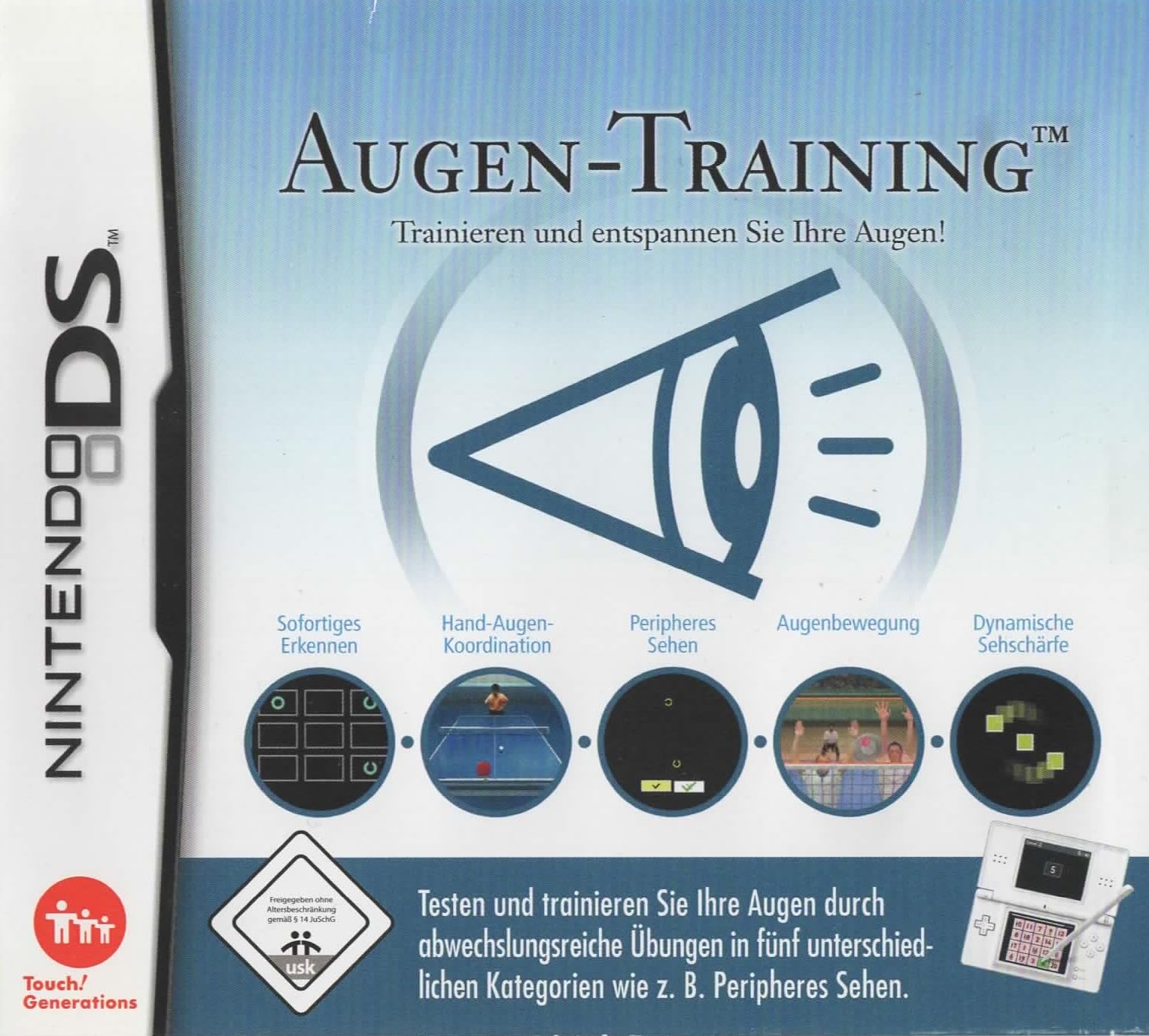 Augen Training: Trainieren und entspannen Sie Ihre Augen! Nintendo DS