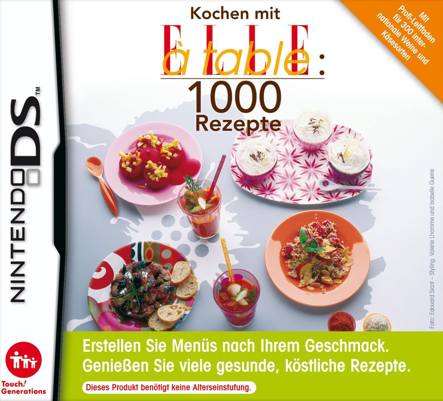Kochen mit ELLE Table: 1000 Rezepte Nintendo DS