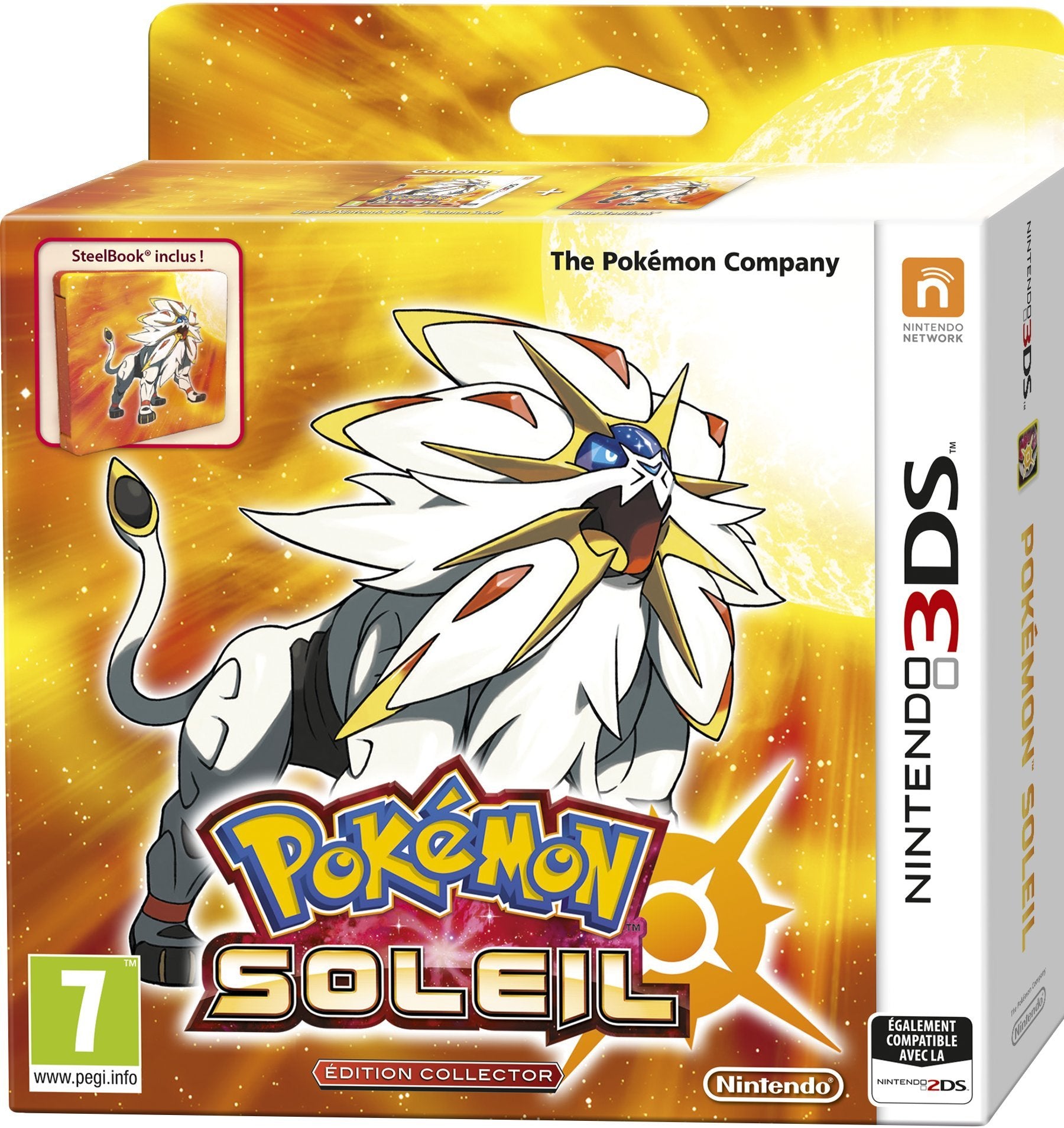 Pokémon : Soleil - édition fan (Jeu + Steelbook) - édition limitée Games