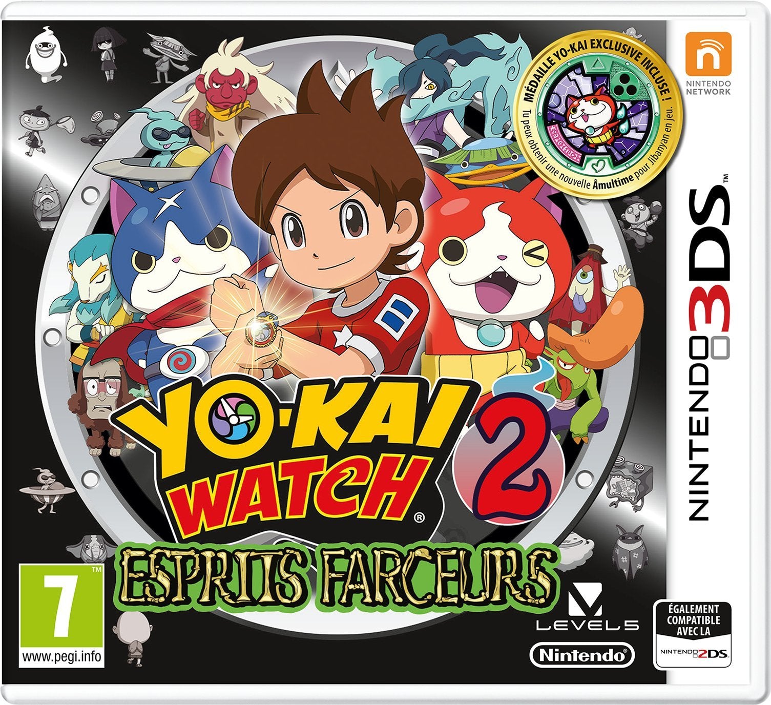 Yo-Kai Watch 2 : Esprits Farceurs + Médaille Incluse - édition spéciale limitée Nintendo DS