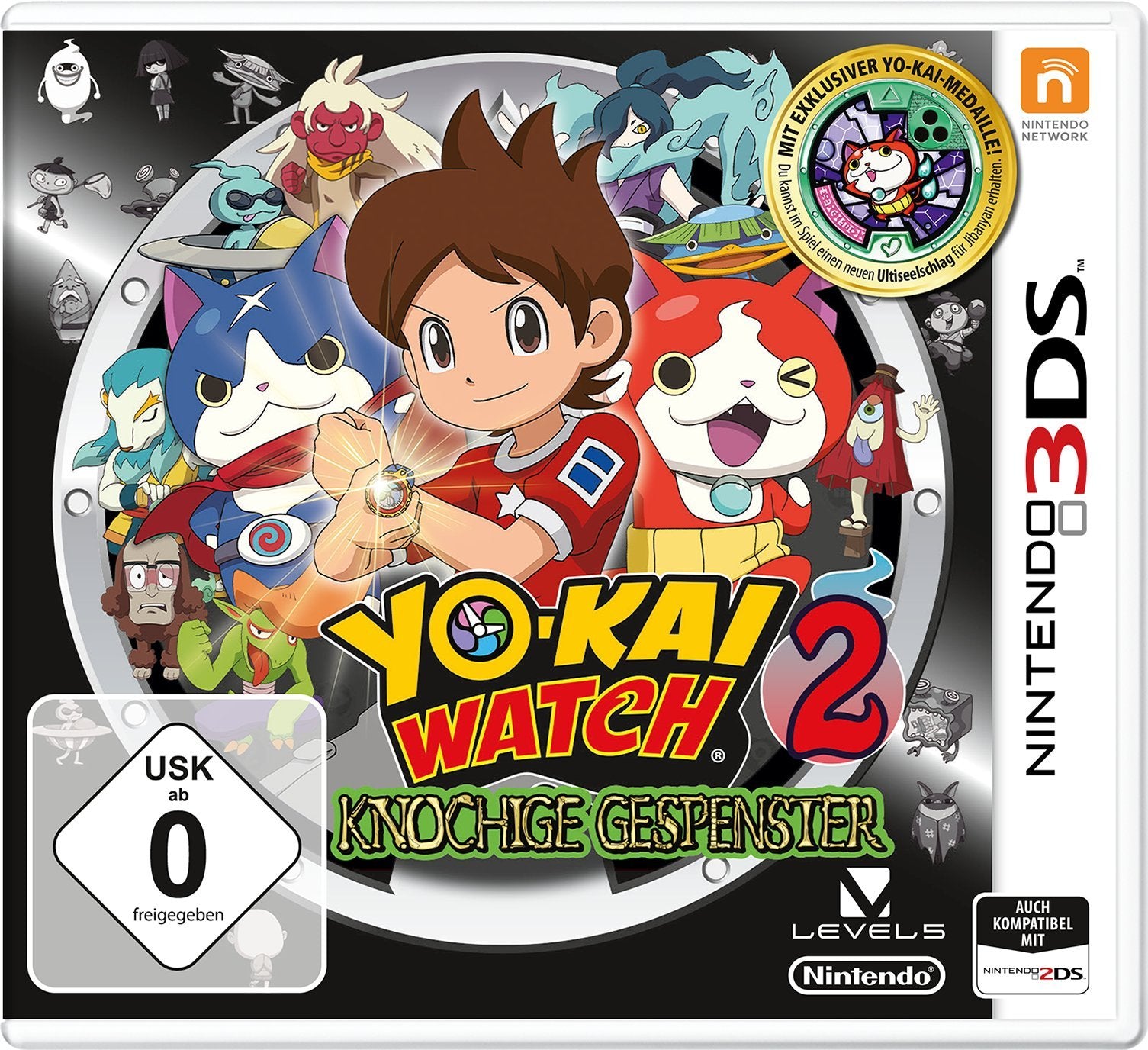 YO-KAI WATCH 2: Knochige Gespenster inkl. Medaille Nintendo DS