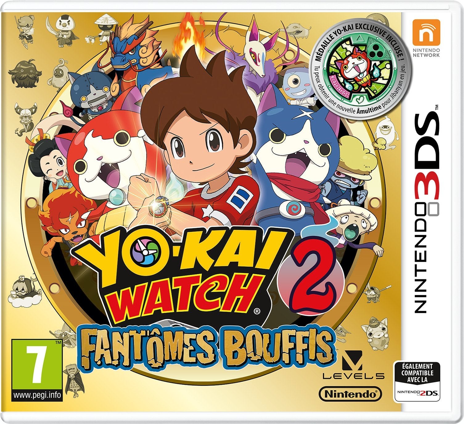 Yo-Kai Watch 2 : Fantômes Bouffis + Médaille Incluse - édition spéciale limitée Nintendo DS