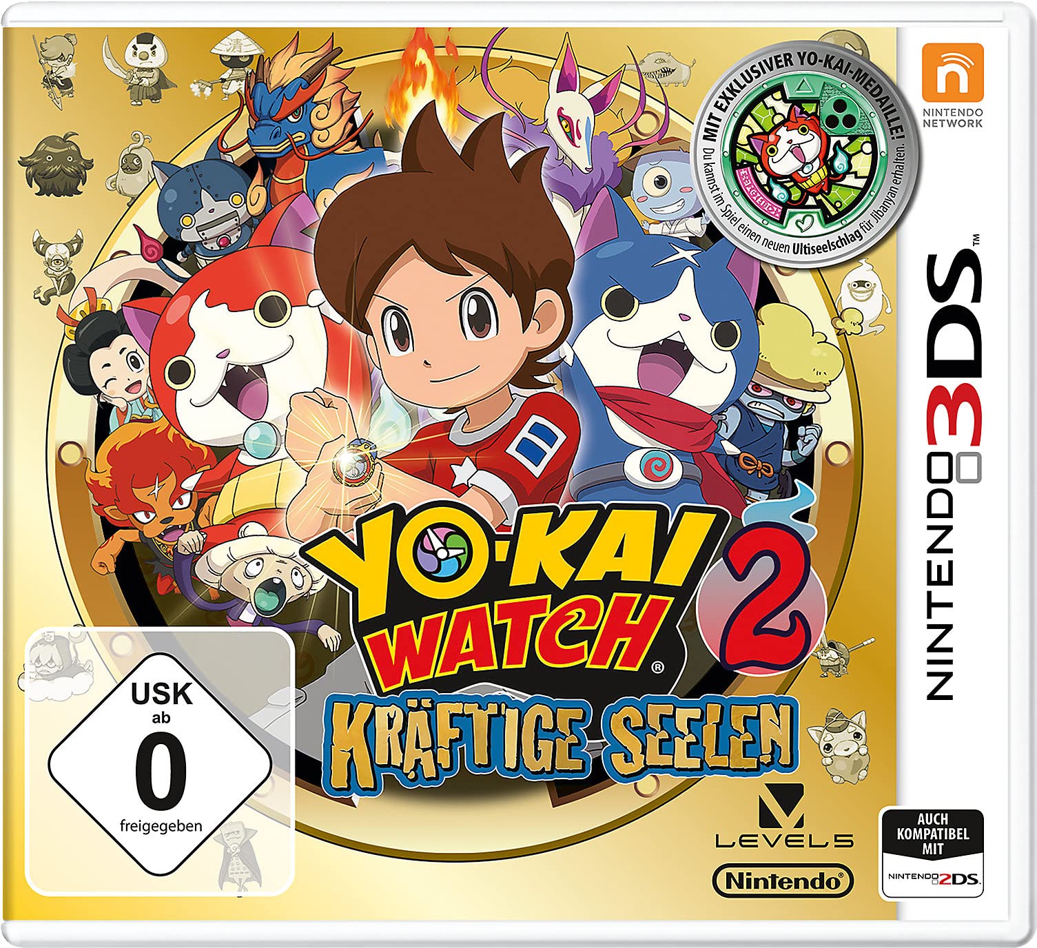 YO-KAI WATCH 2: Kräftige Seelen inkl. Medaille Nintendo DS
