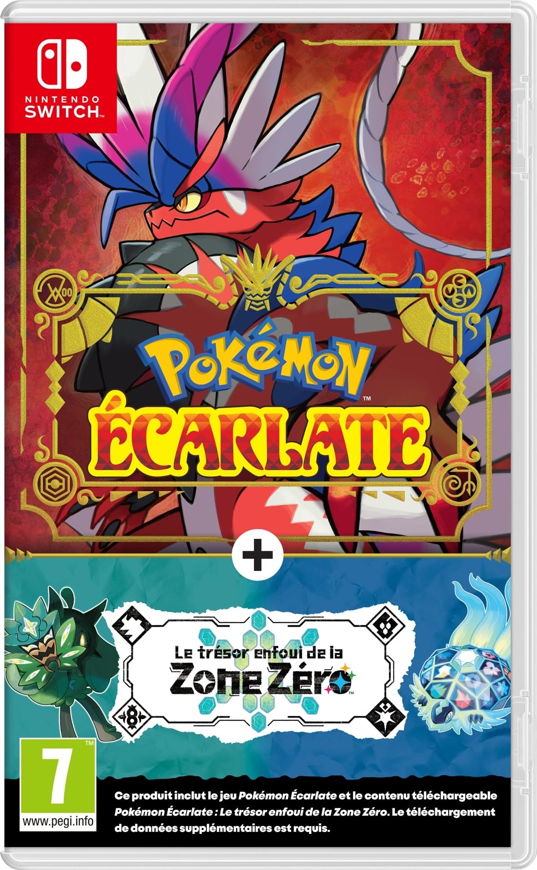 Nintendo Pokémon Écarlate + Pass d'extension "Le trésor enfoui de la Zone Zéro" game
