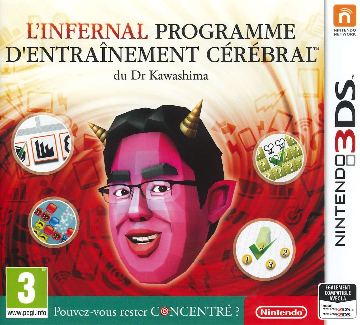 L'infernal programme d'entraînement cérébral du Dr Kawashima: Pouvez-vous rester concentré ? game
