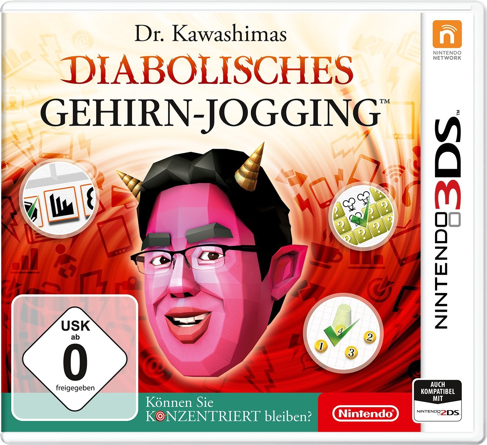 Dr. Kawashimas Diabolisches Gehirn - Jogging - Können Sie konzentriert bleiben? - Nintendo DS
