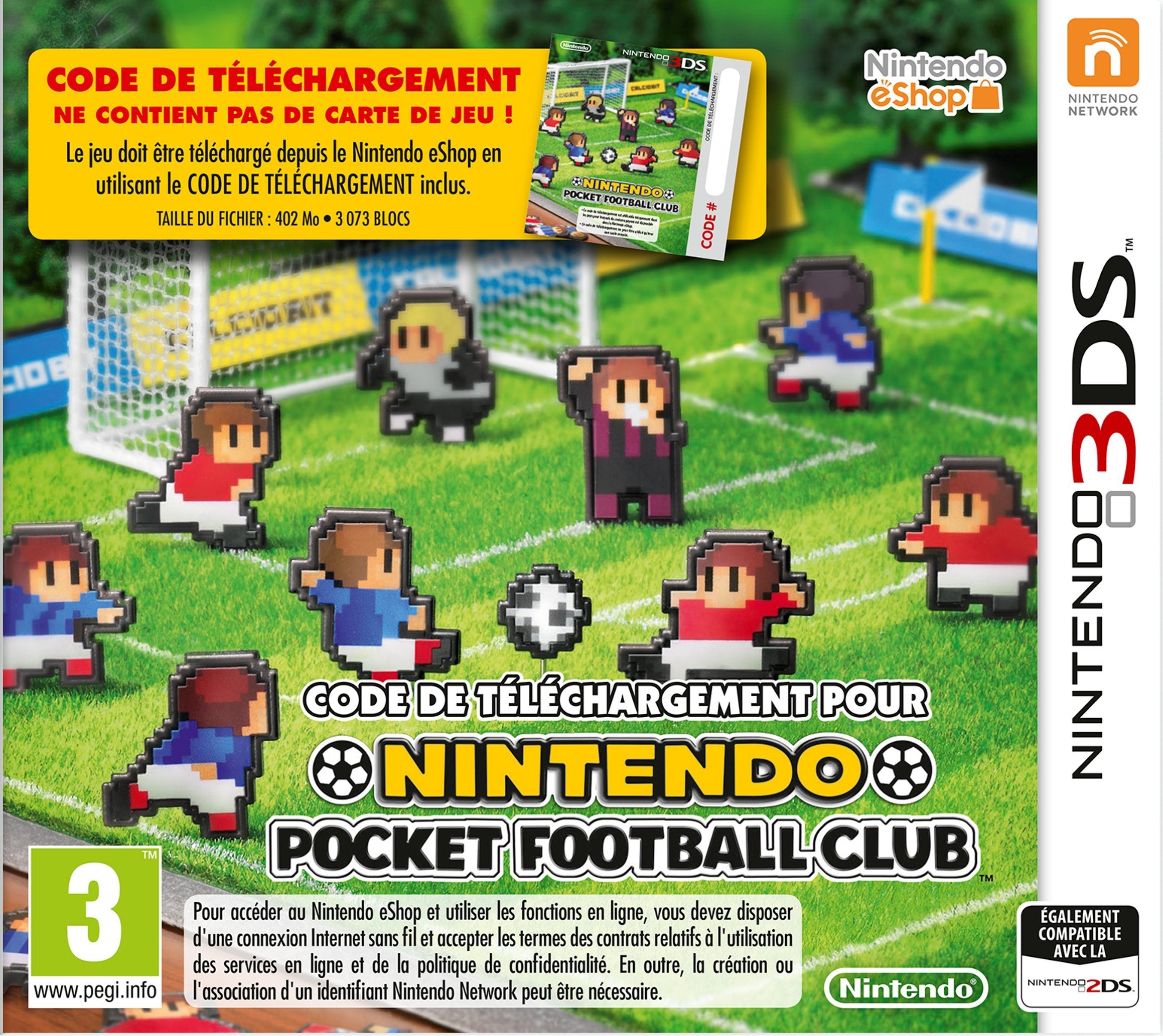Carte Nintendo Pocket Football Club Nintendo DS