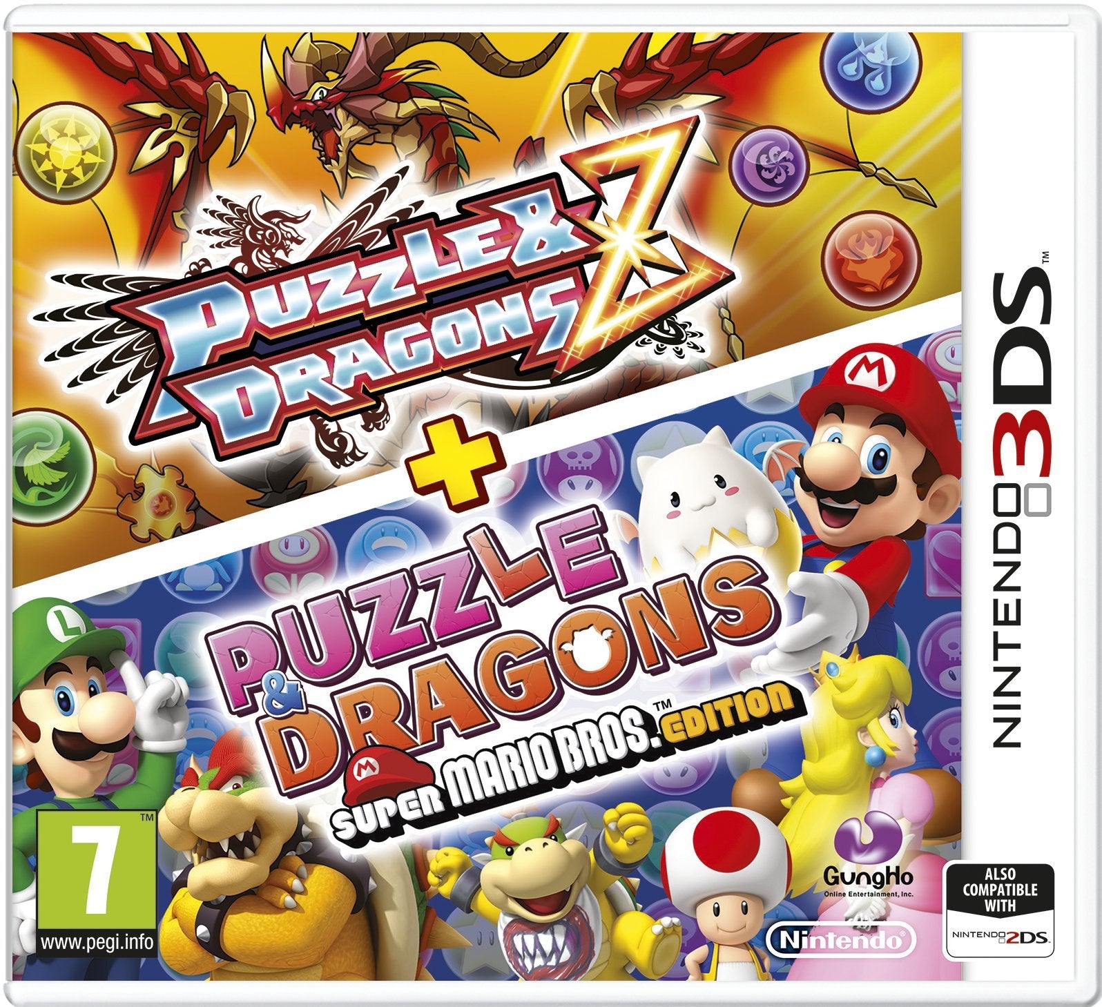 Nintendo Uk Puzzle & Dragons Z + Puzzle & Dragons Super Mario Bros. Edition (Eu), 152061 Games