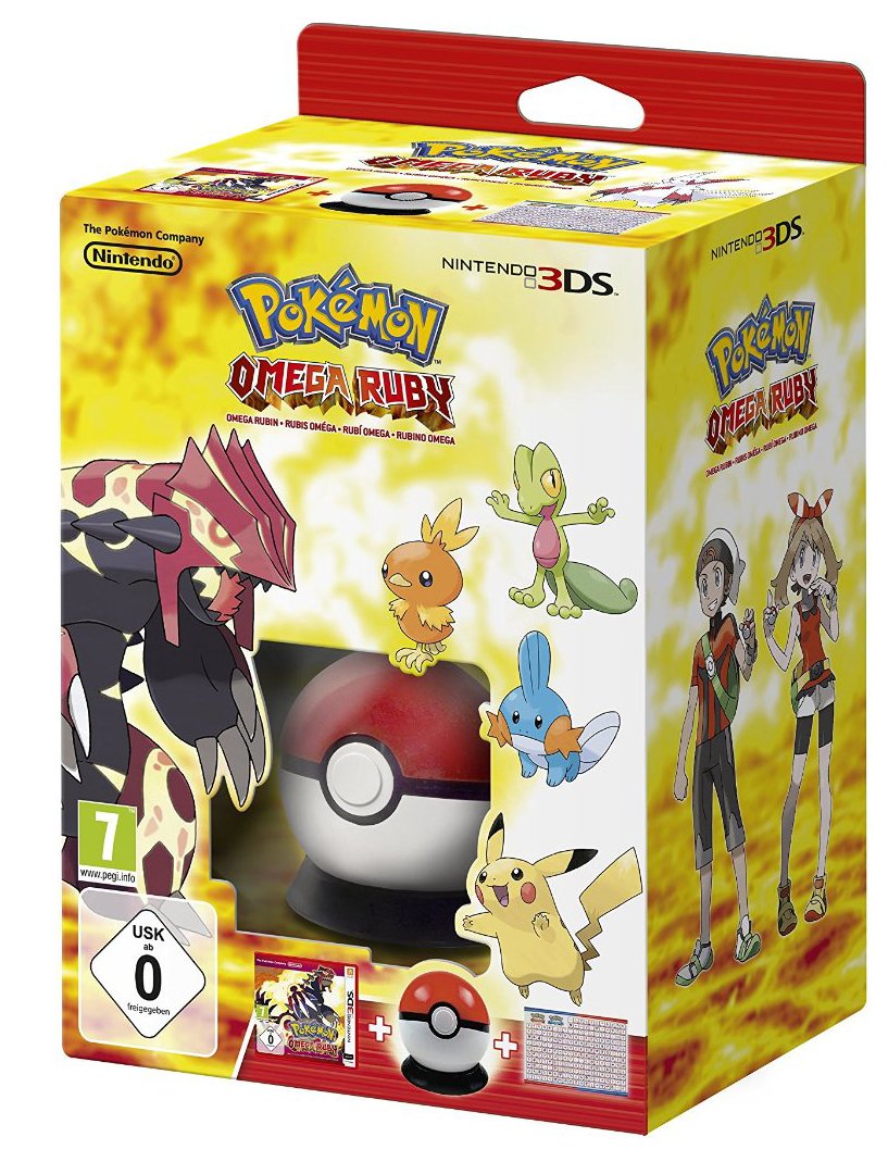 Pokémon Rubis Oméga + Pokéball + Poster Pokédex de Hoenn game