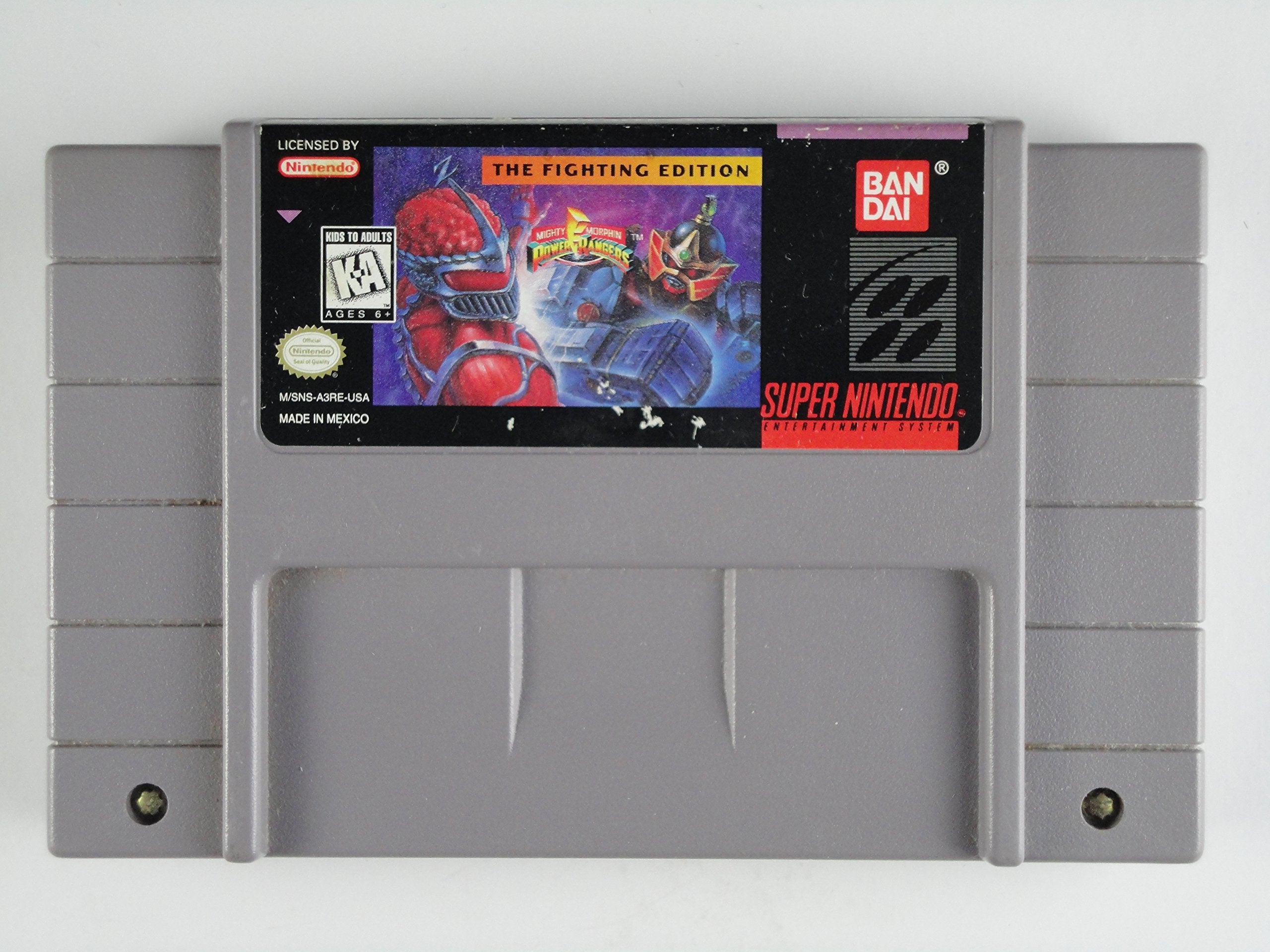 power Rangers the fighter edition snes game