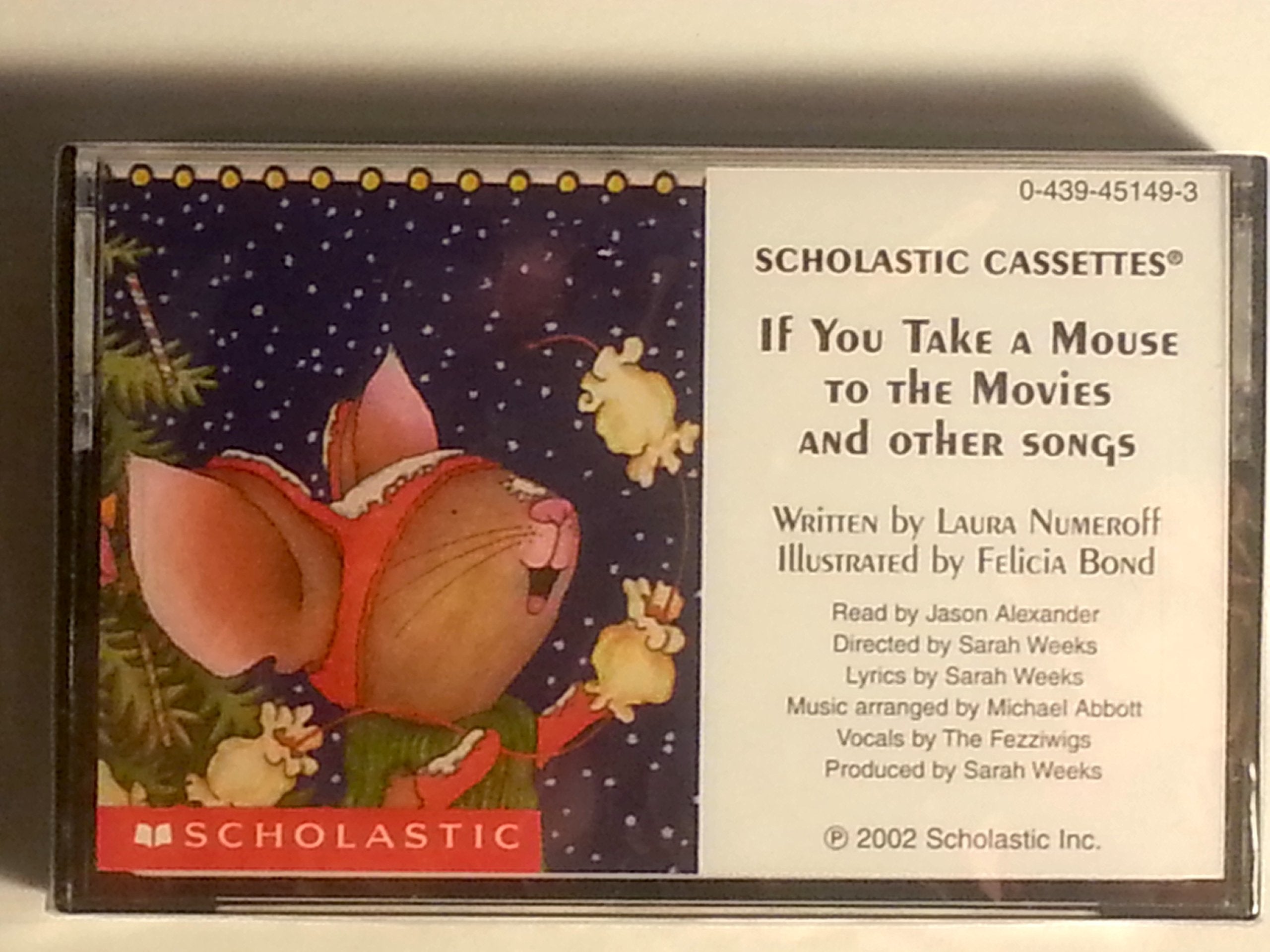If You Take a Mouse to the Movies Cassette - Scholastic (If You Give...) Non-fiction
