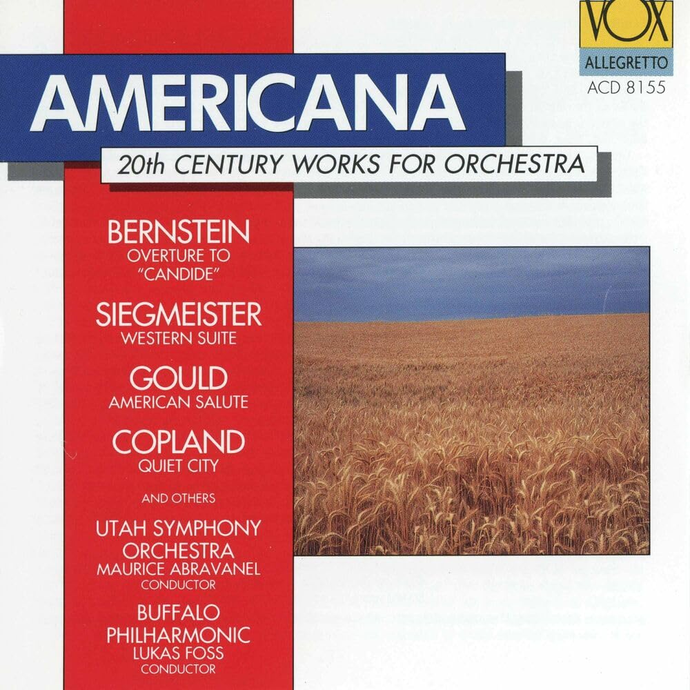 Product Image: Americana/Orchesterwk.d.20.Jh.