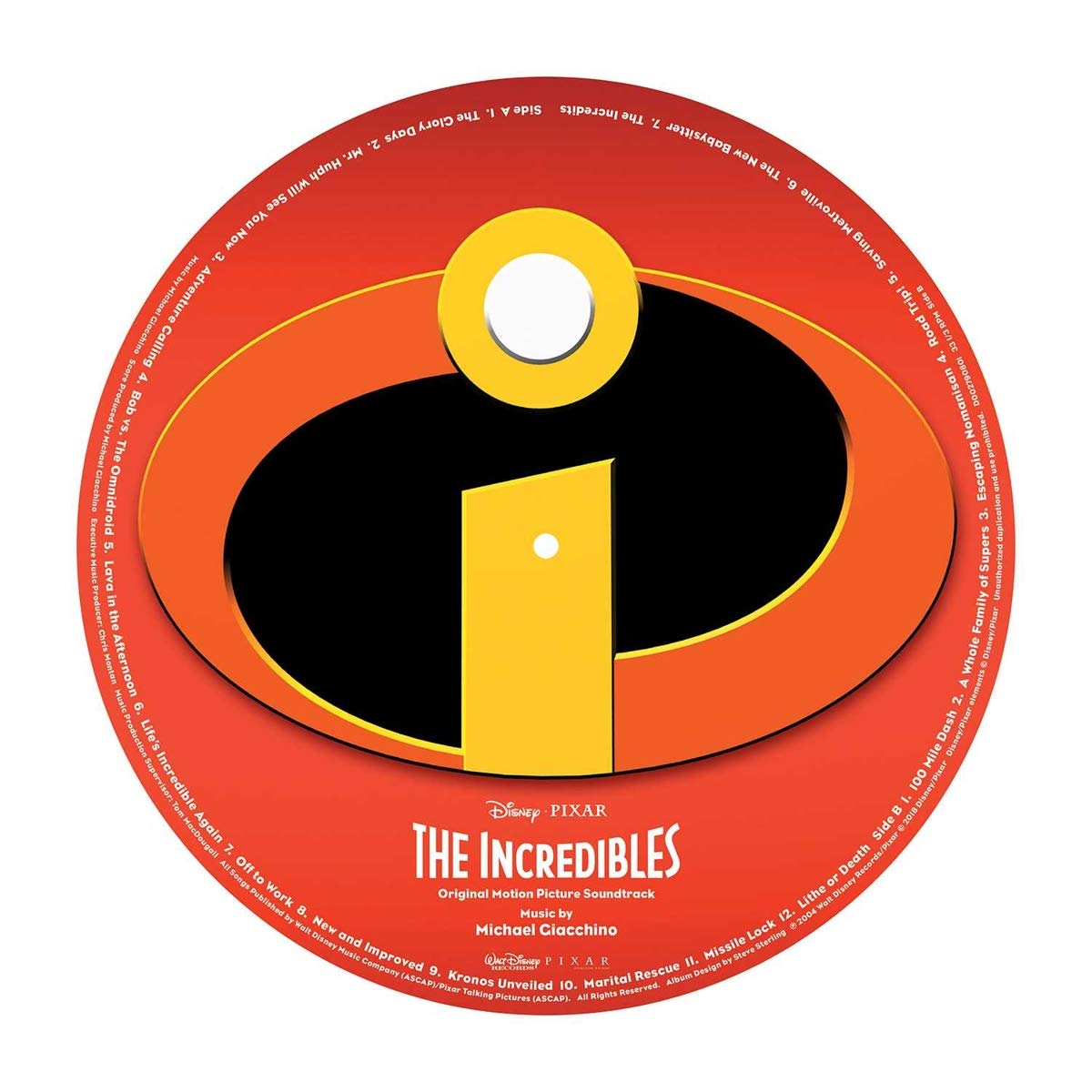 The Incredibles (Ost) (Picture Disc) Soundtracks & Musicals
