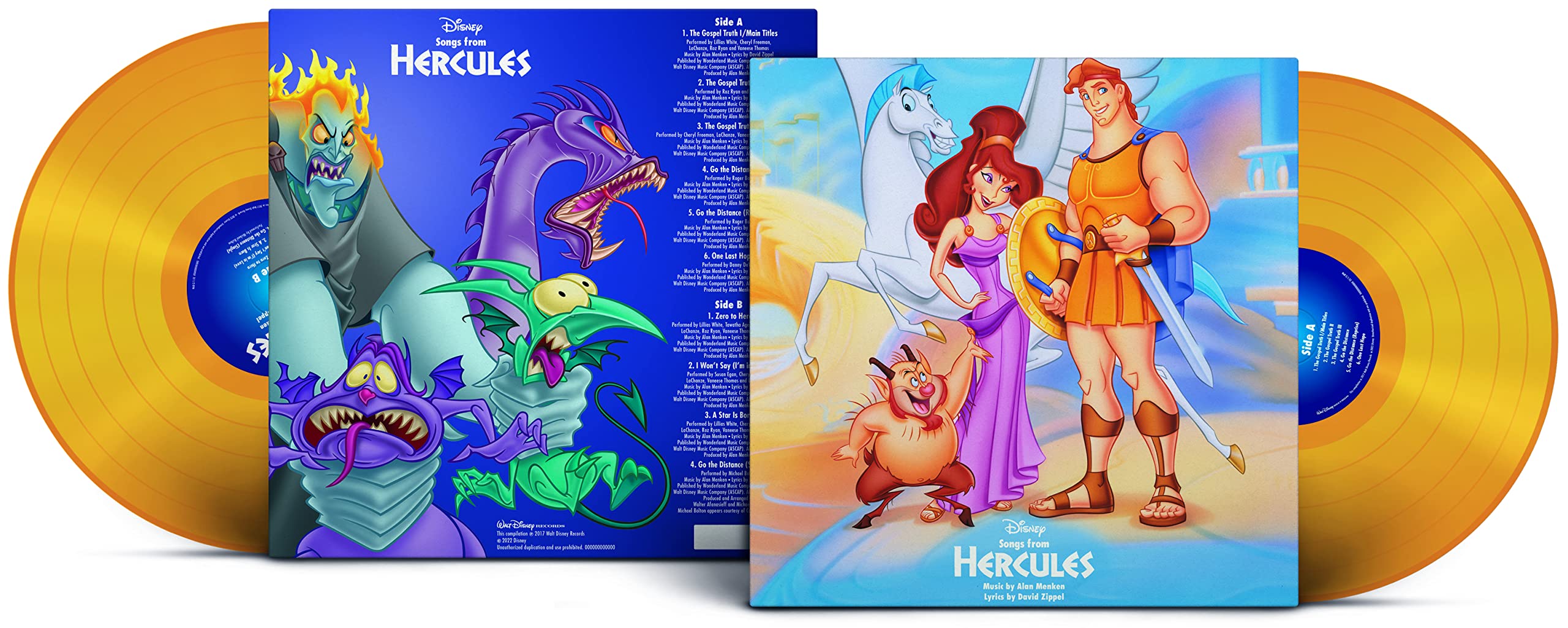 Songs from Hercules: 25th Anniversary / Orange Transparent Vinyl Children & Young People