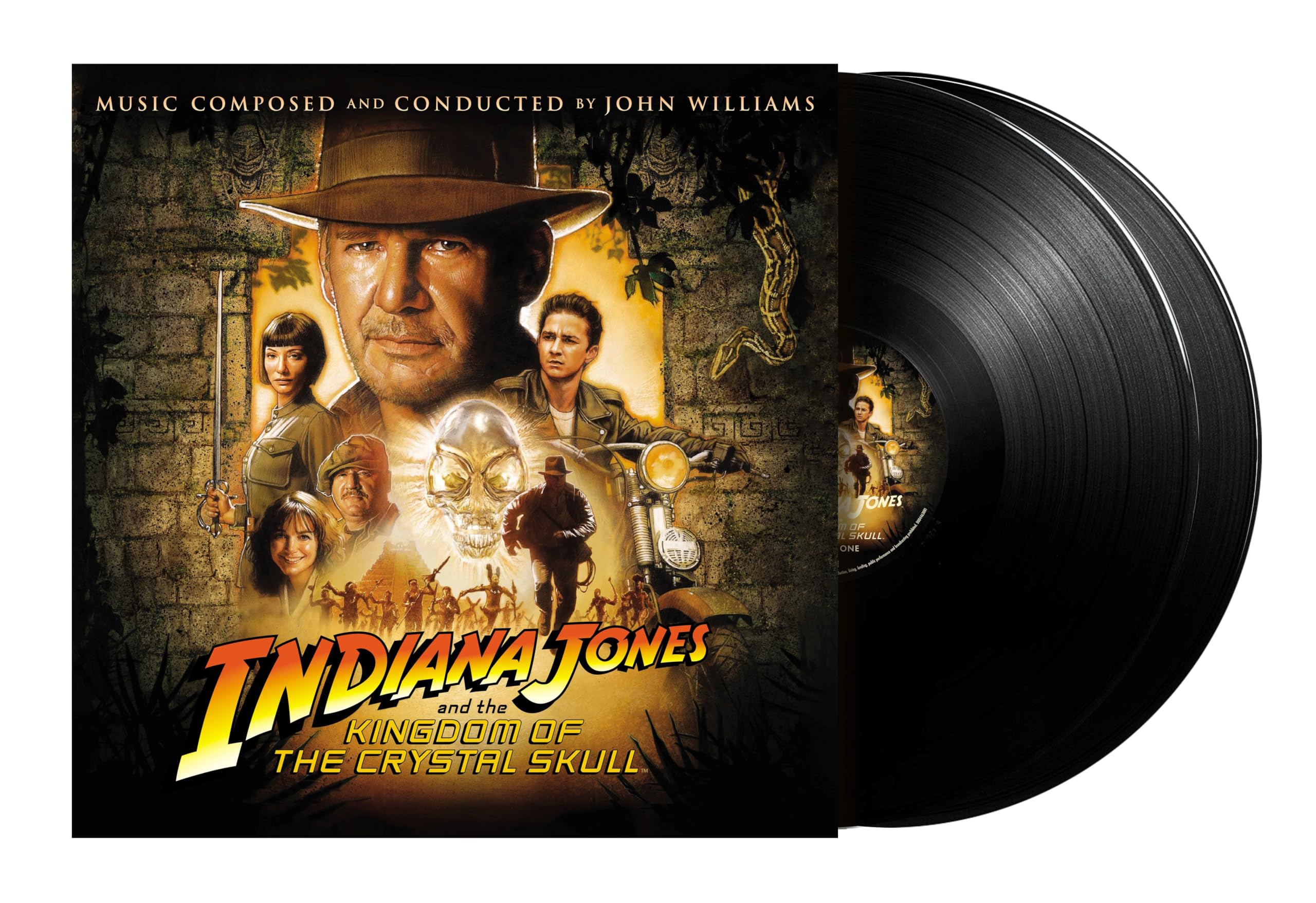 Indiana Jones and the Kingdom of the Crystal Skull (Original Motion Picture Soundtrack) (Ltd. 2LP Black Vinyl) Soundtracks & Musicals