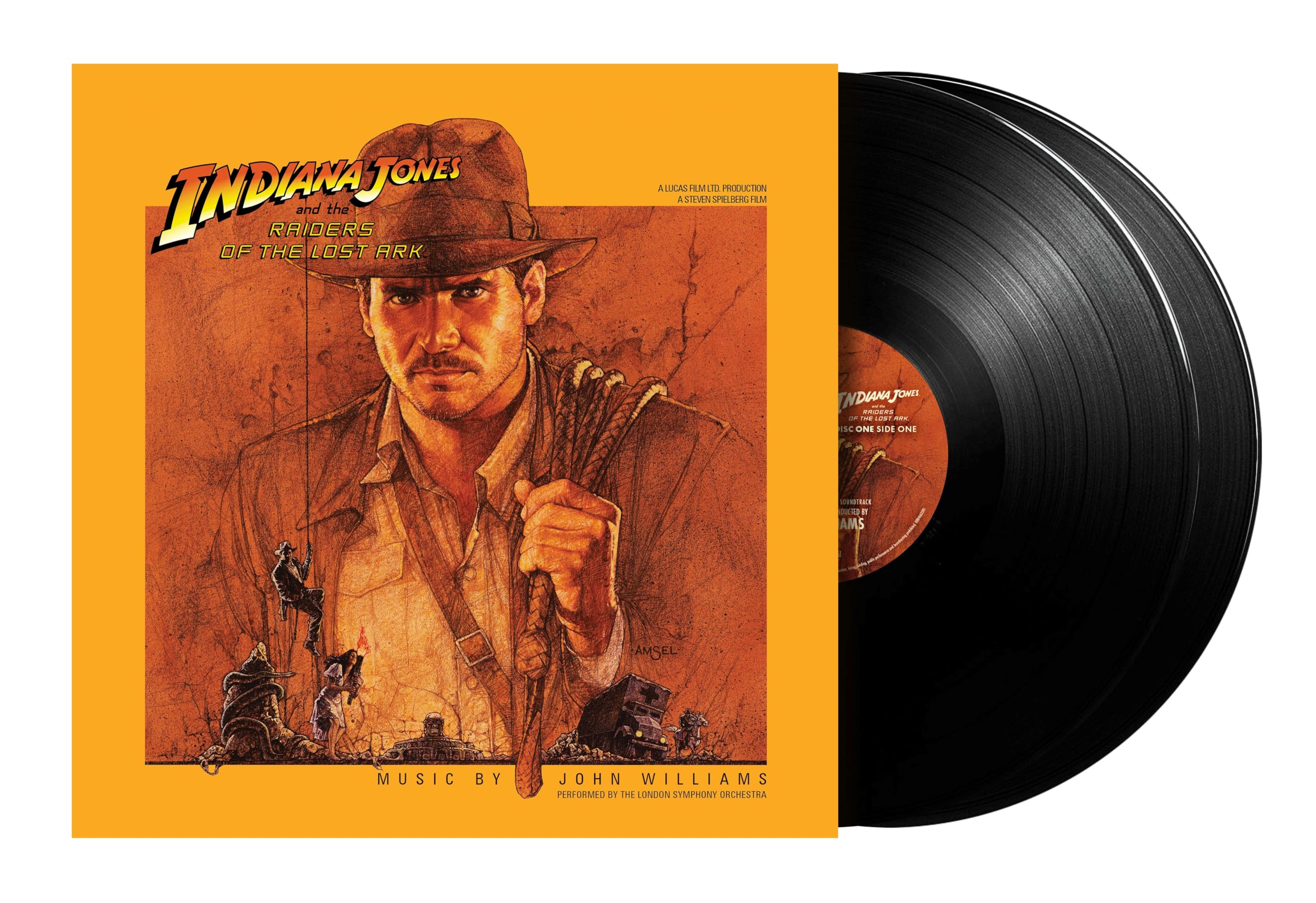 Indiana Jones and the Raiders of the Lost Ark (Original Motion Picture Soundtrack) (Ltd. 2LP Black Vinyl) Soundtracks & Musicals