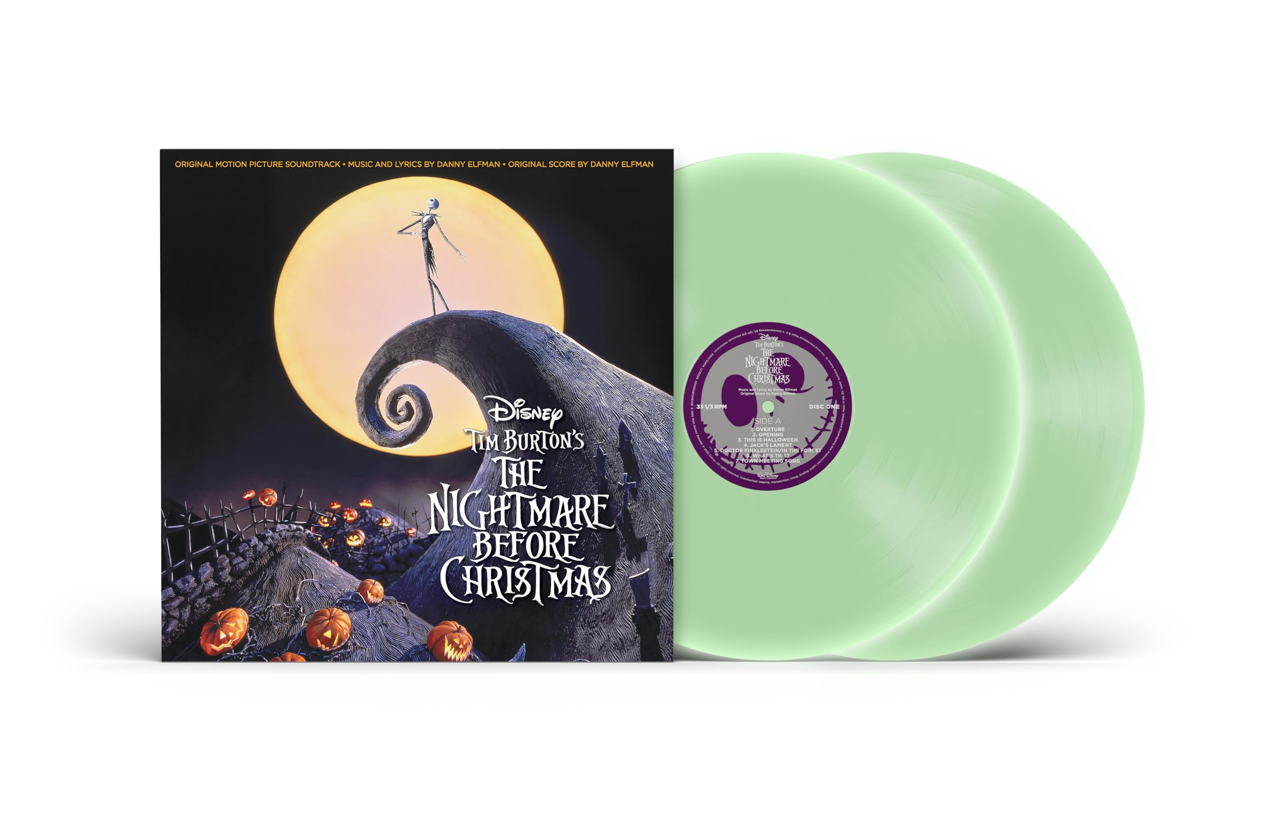 The Nightmare Before Christmas (Glow In The Dark 2LP) Soundtracks & Musicals