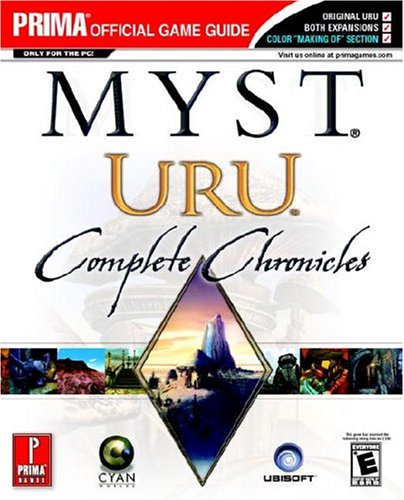 Uru: Ages Beyond Myst Making of: Prima's Official Strategy Guide Computer Science