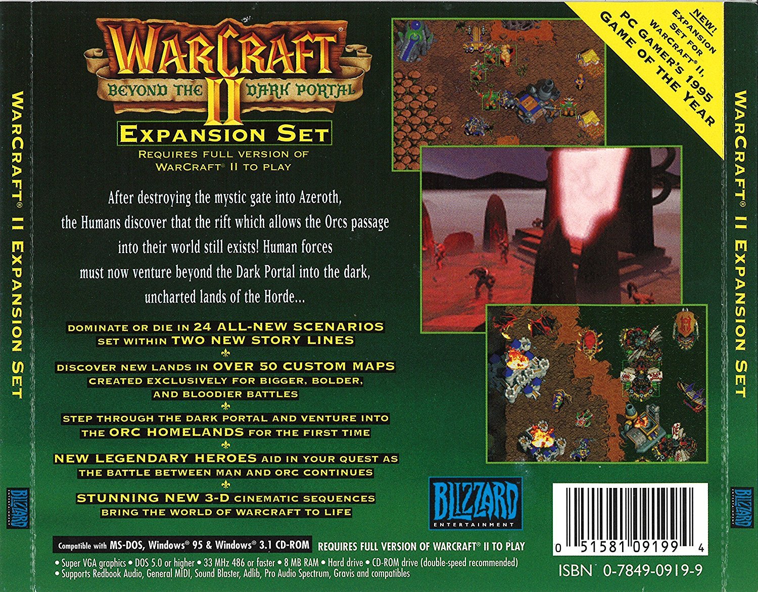 Warcraft II : Beyond the Dark Portal (Jewel Case) game