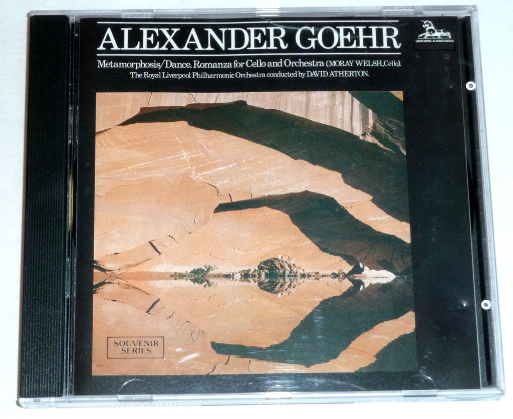 Alexander Goehr : Metamorphosis /Romanza for cello cd