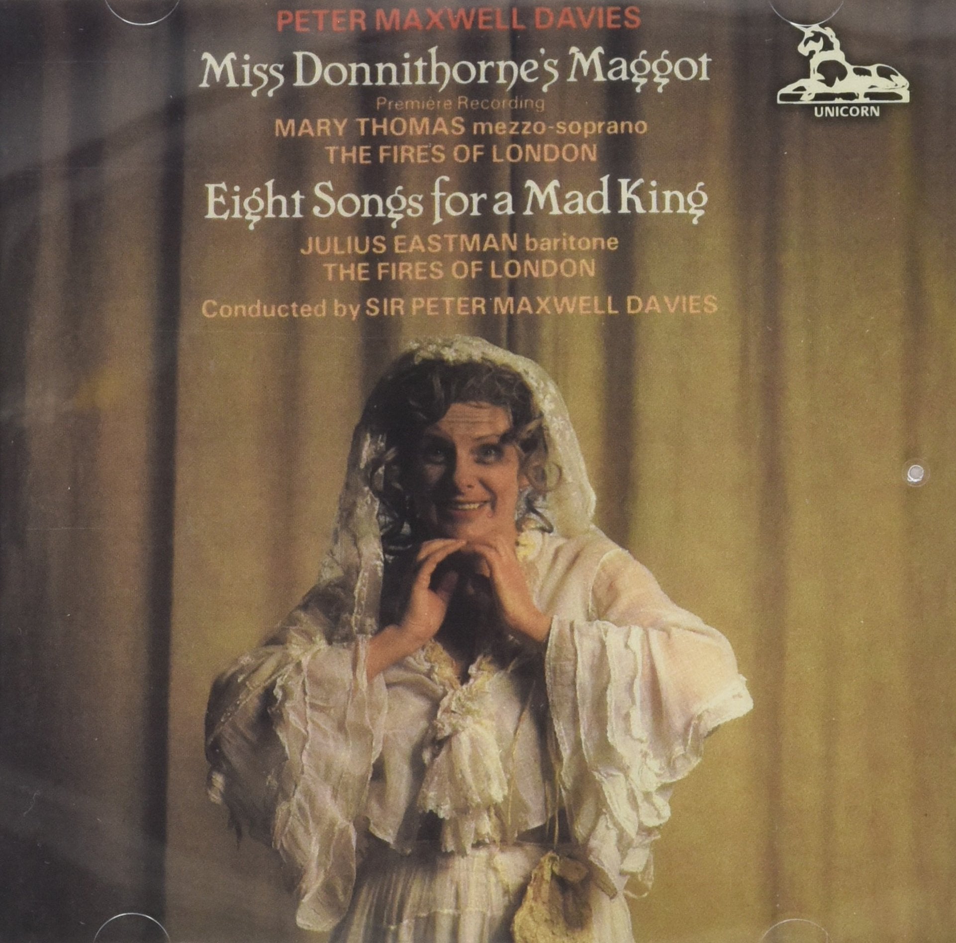 Peter Maxwell Davies: Miss Donnithorne's Maggot / Eight Songs for a Mad King Classical