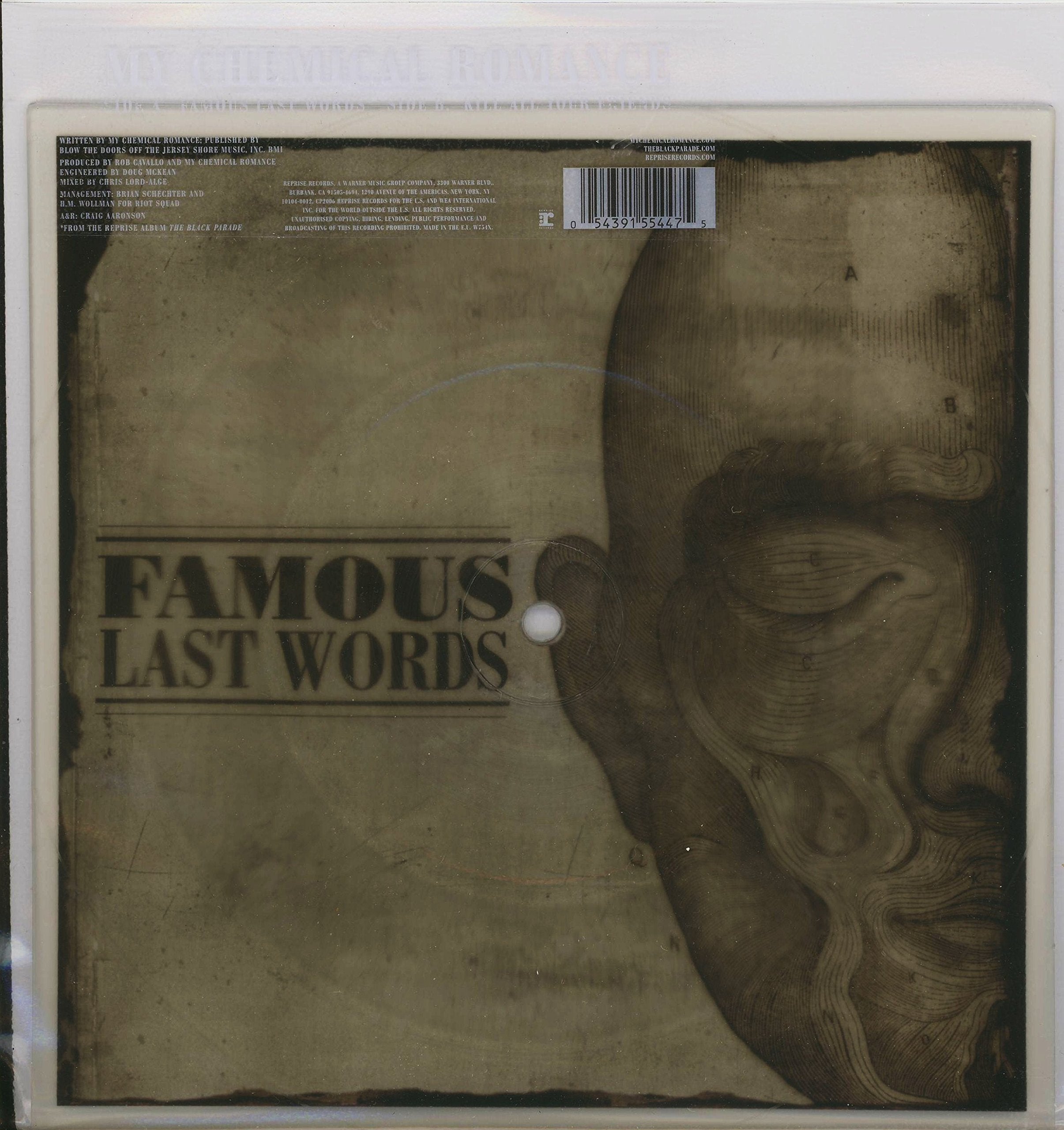 Famous Last Words/Kill All Your Friends cd