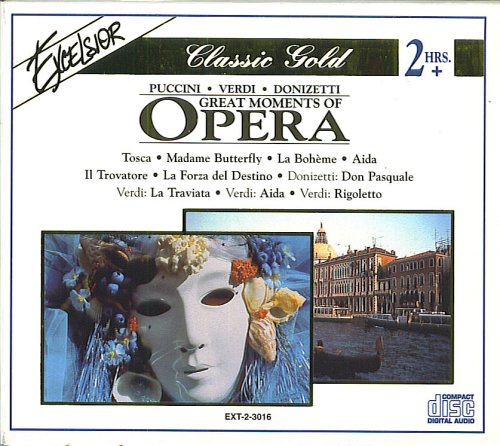 Great Moments Of Opera: Puccini Verdi Donizetti (UK Import) Classical