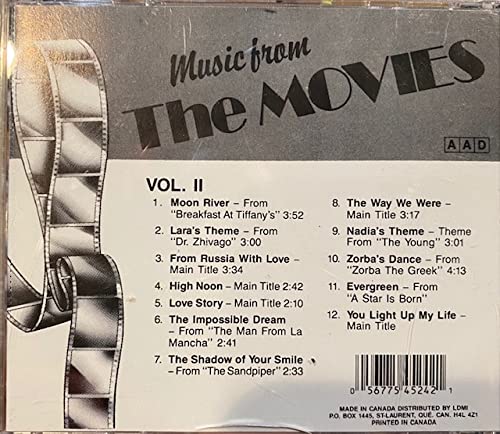 Music From The Movies, Vol. 2 (UK Import) Pop
