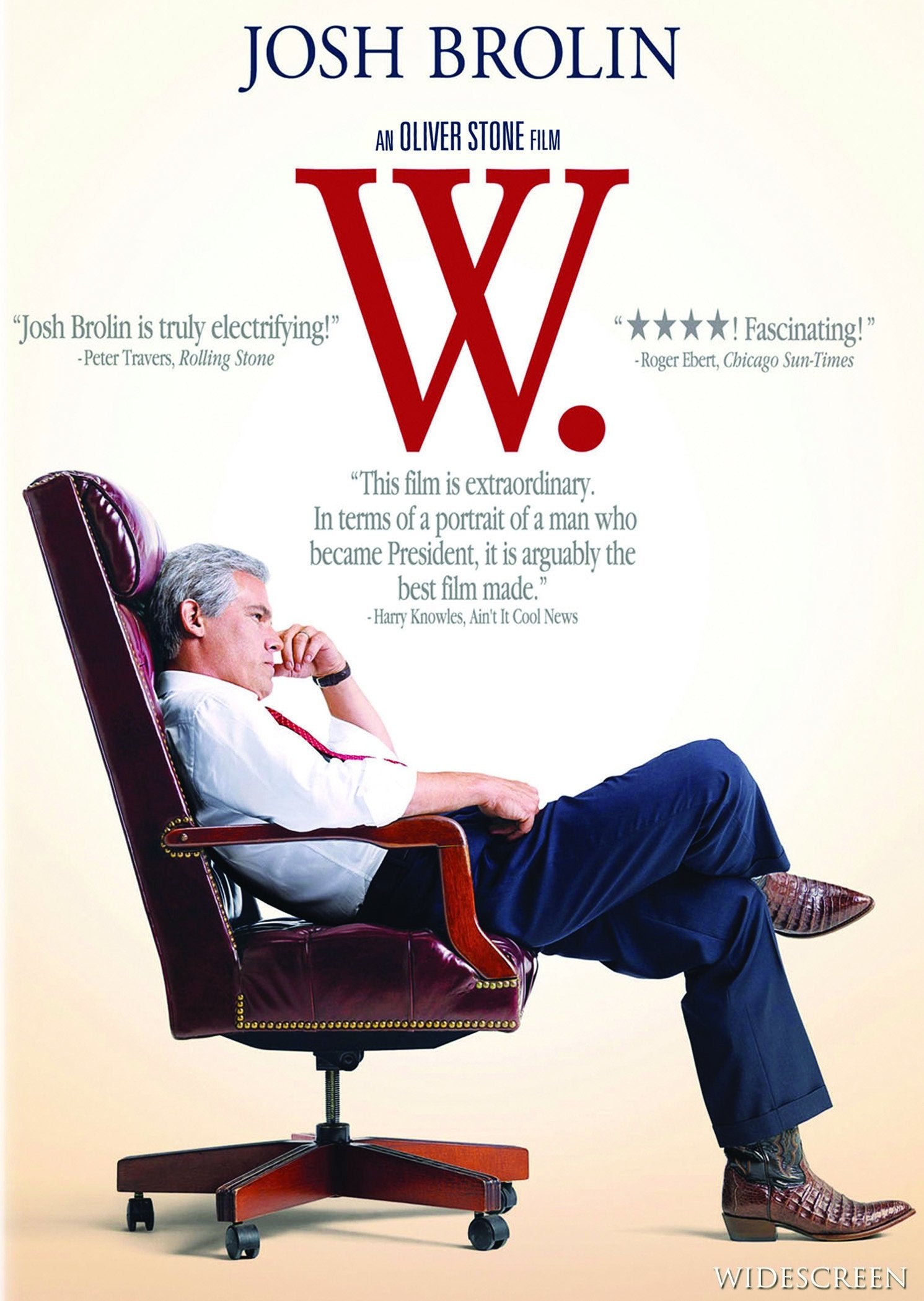 W. (2009) Oliver Stone; Josh Brolin; Elizabeth Banks; James Cromwell dvd