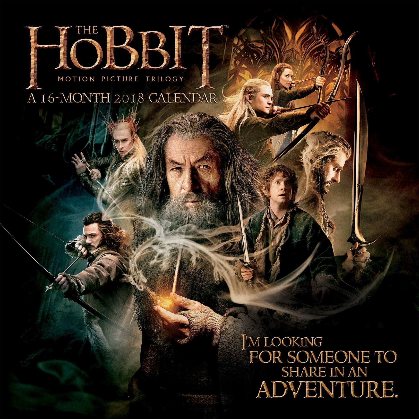 The Hobbit 2018 Calendar Fantasy & Sci-Fi
