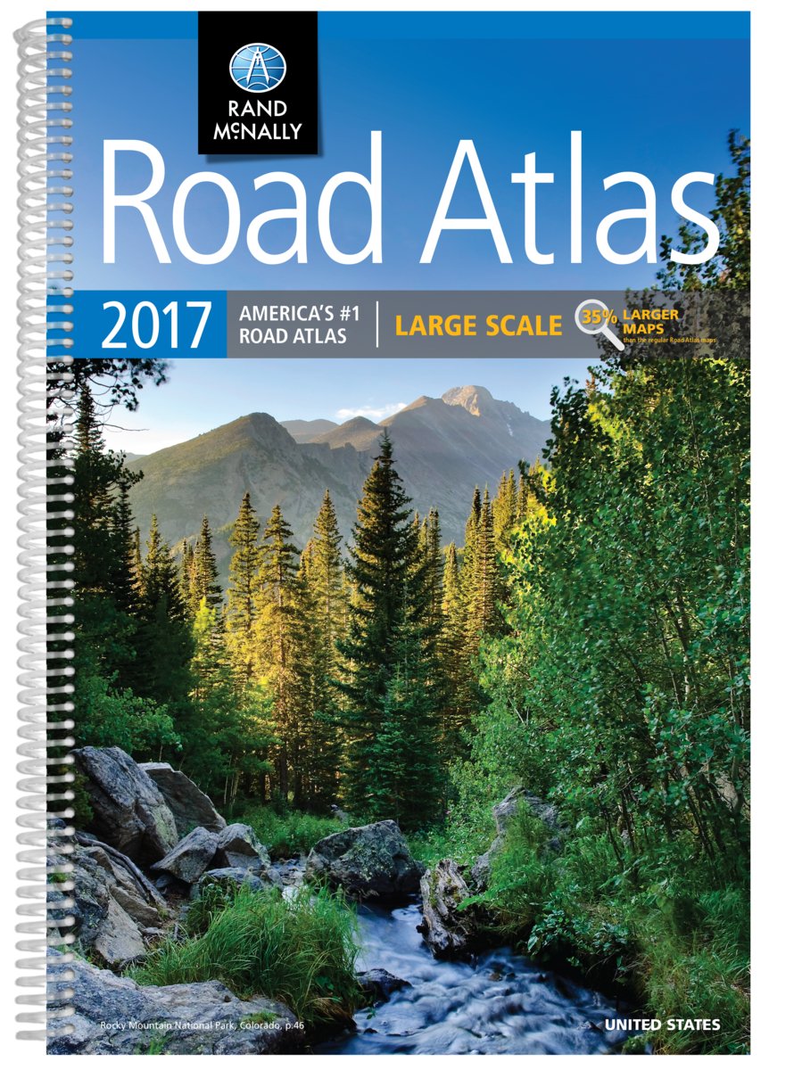 Rand McNally Large Scale Road Atlas United States 2017 Learning & Reference