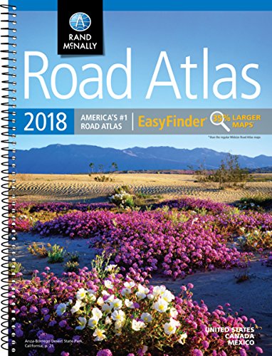 2018 Rand McNally Easyfinder Midsize Road Atlas: DRAM (Rand McNally EasyFinder Road Atlas) Learning & Reference
