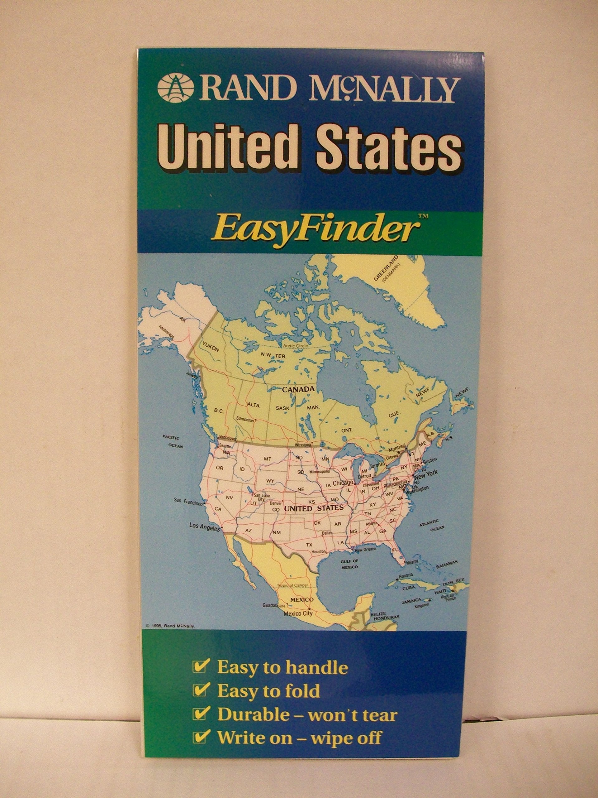 Rand McNally United States Easyfinder Map Maps & Plans