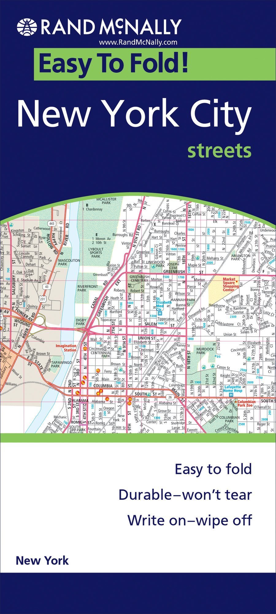 Rand McNally Easyfinder New York City, New York: Laminated Maps & Plans