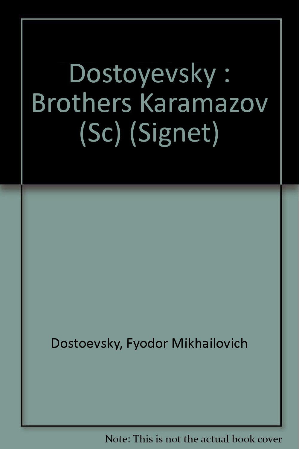 The Brothers Karamazov Contemporary literature