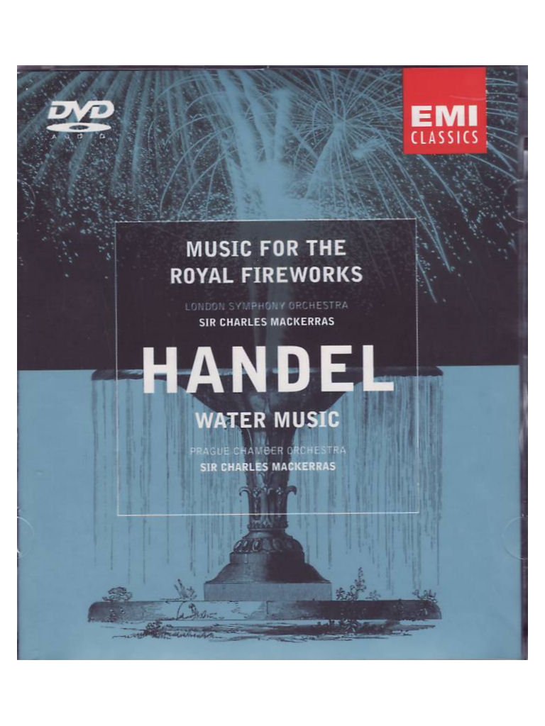 Music For The Royal Fireworks/Water Music Music